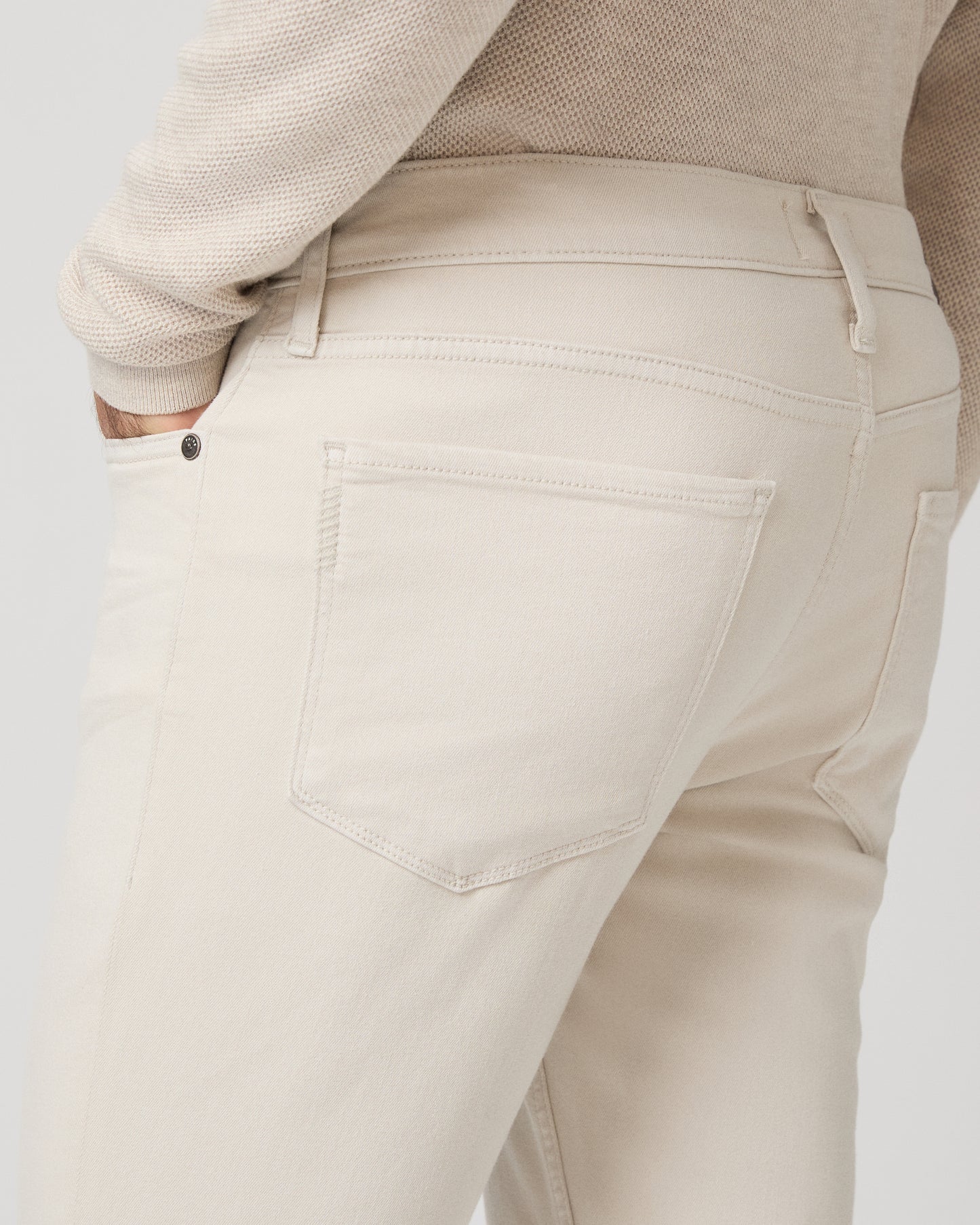 Transcend Lennox Slim Jean - Pale Silver 28