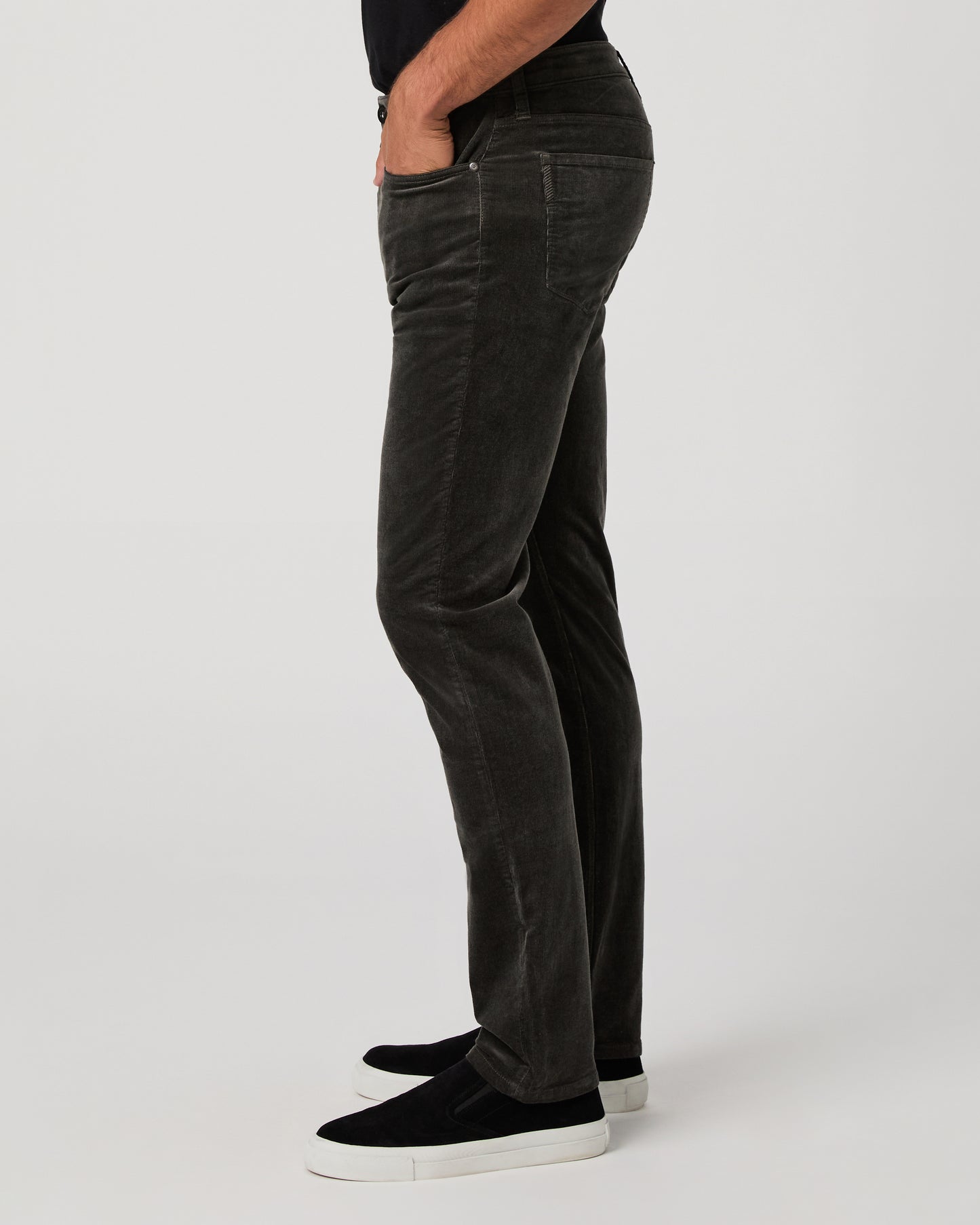 Lennox Slim Pant - Dark Iron Corduroy 28