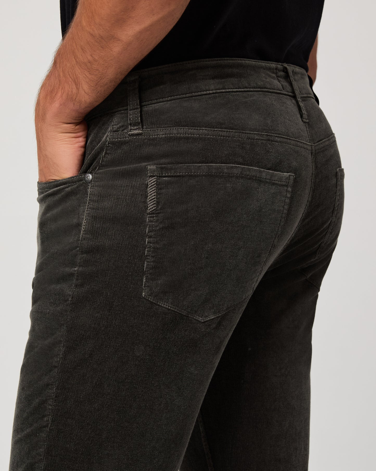 Lennox Slim Pant - Dark Iron Corduroy 28