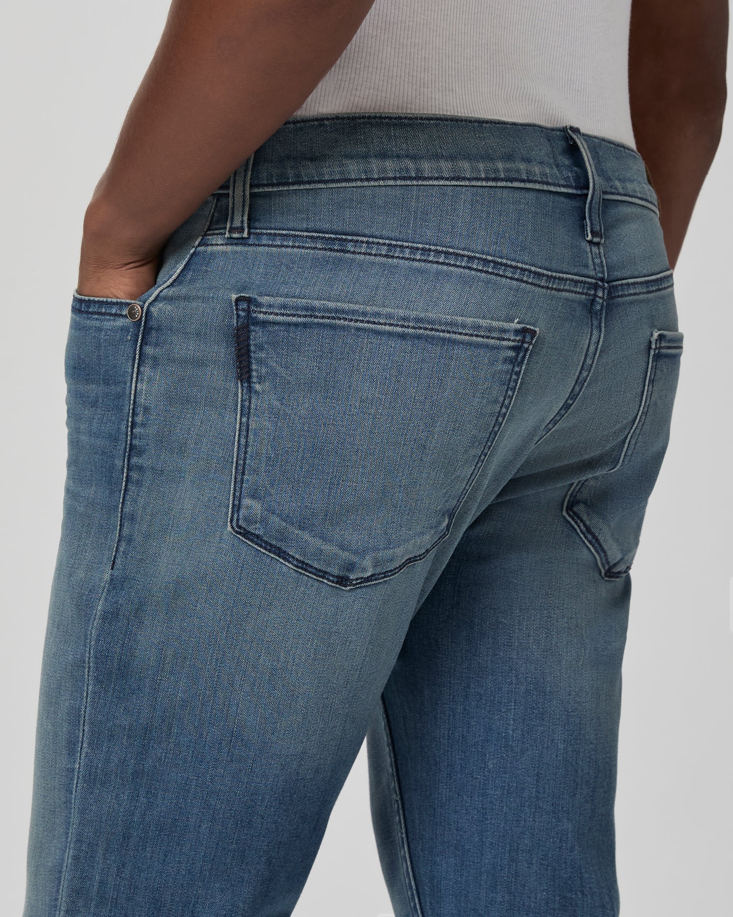 Transcend Federal Slim Straight Jean - Scarsdale 28