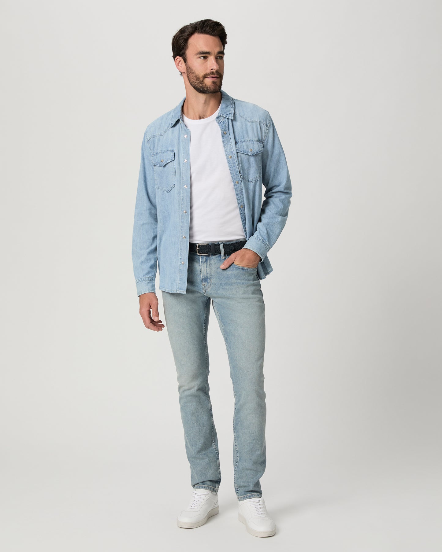 Paige Heritage Federal Slim Straight Jean - Florence 28