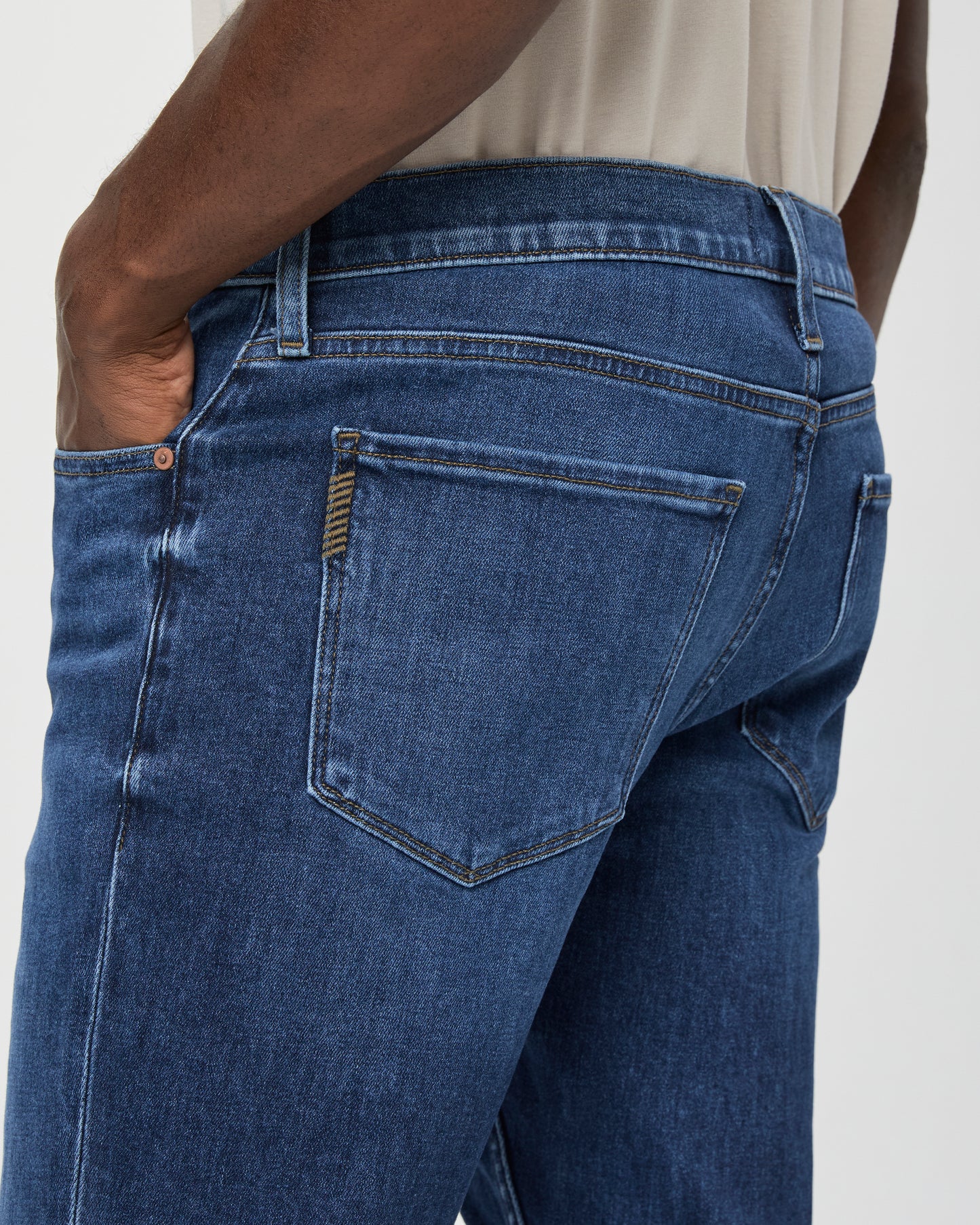 Transcend Vintage Normandie Extra Long Straight Jean - Levine