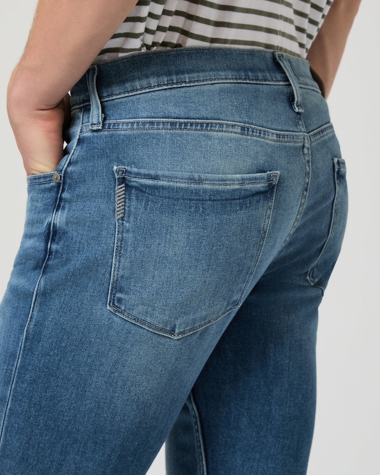 Transcend Vintage Federal 37 Inch Extra Long Slim Straight Jean - Hansley 28