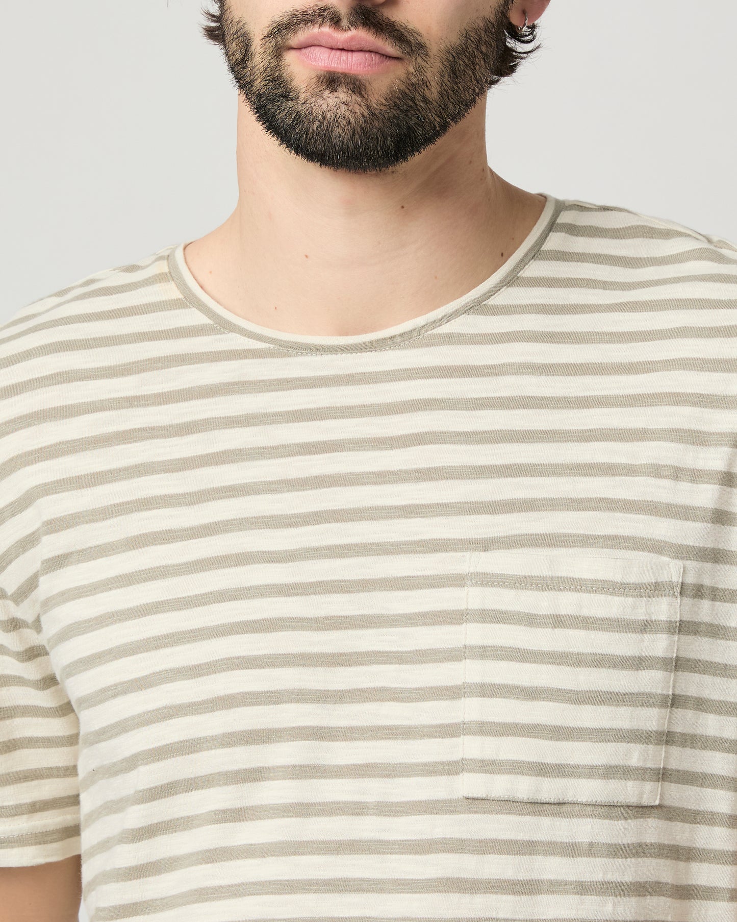 Kenneth Crew - Dried Lemongrass/Ecru Stripe XS