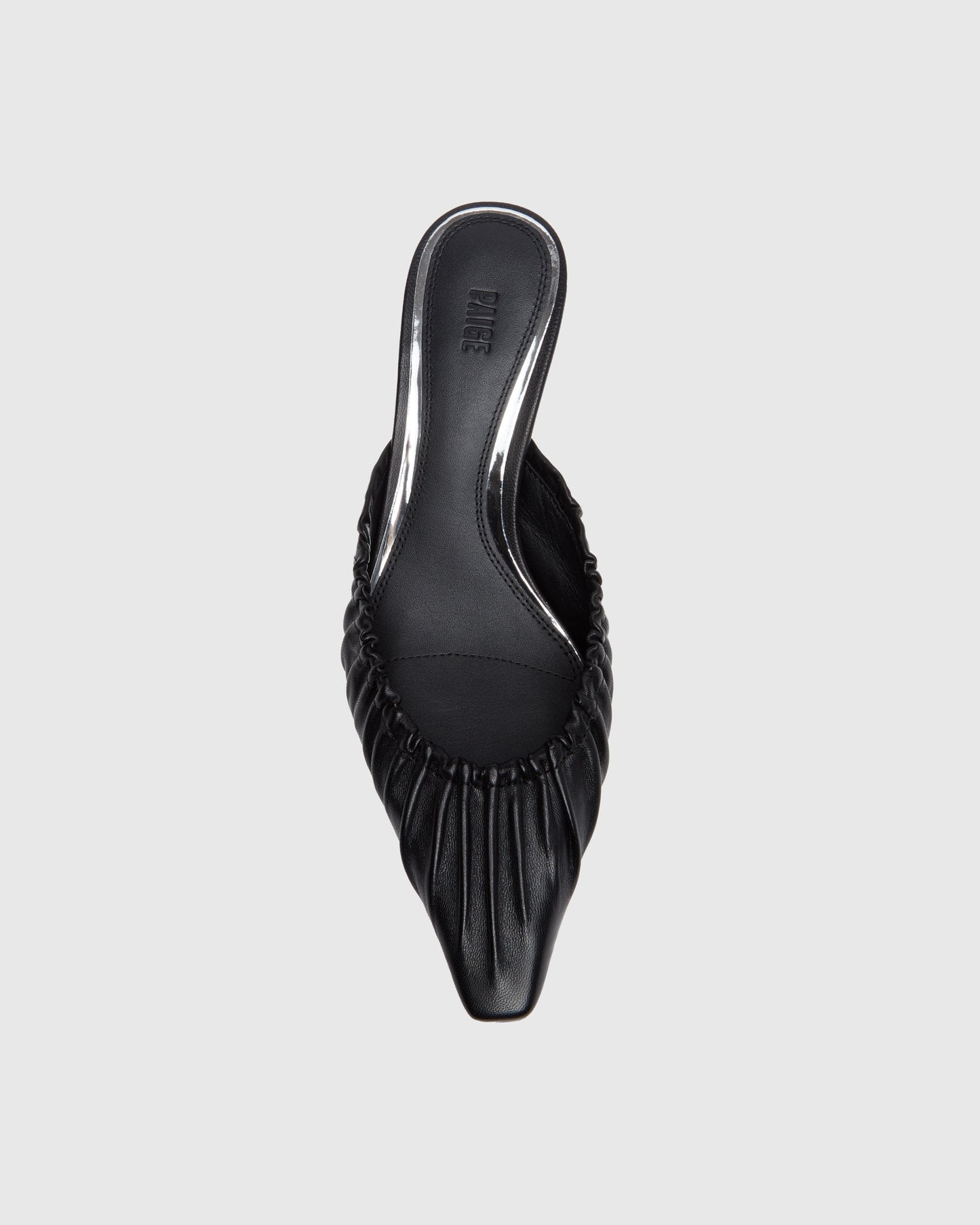 Alice Heeled Mule - Black 5
