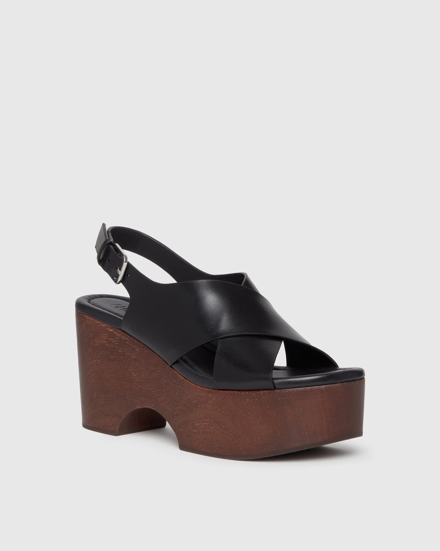 Reid Sandal - Black Leather