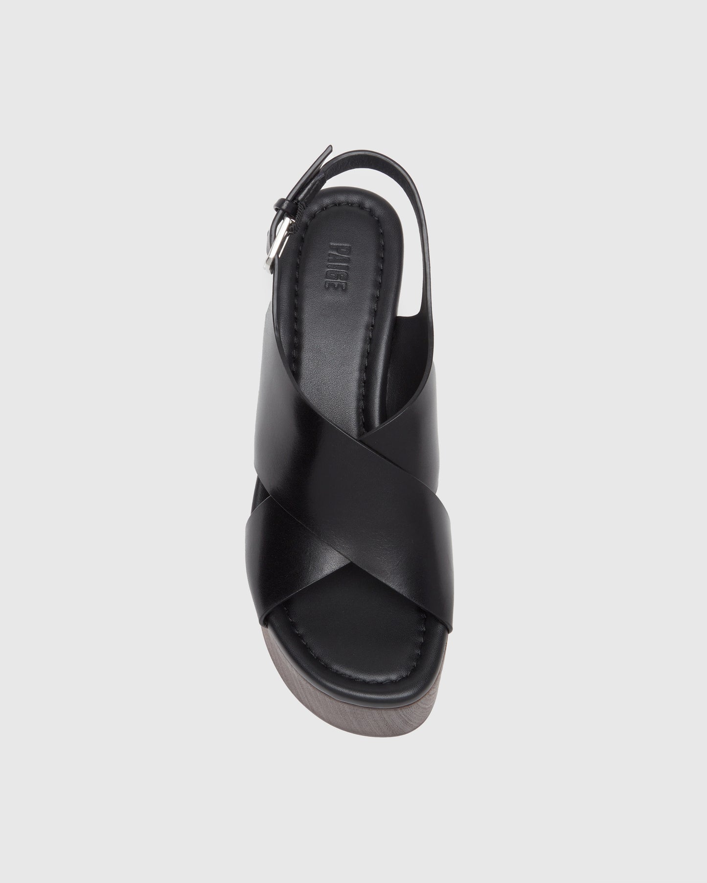 Reid Sandal - Black Leather