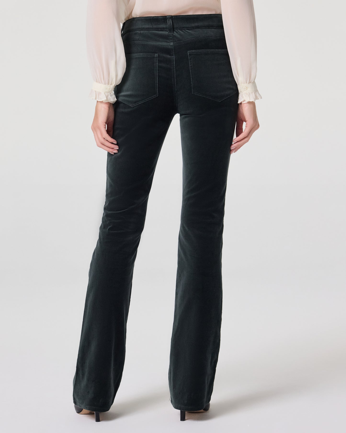 Laurel Canyon Bootcut Pant - Dark Spruce Velvet 23