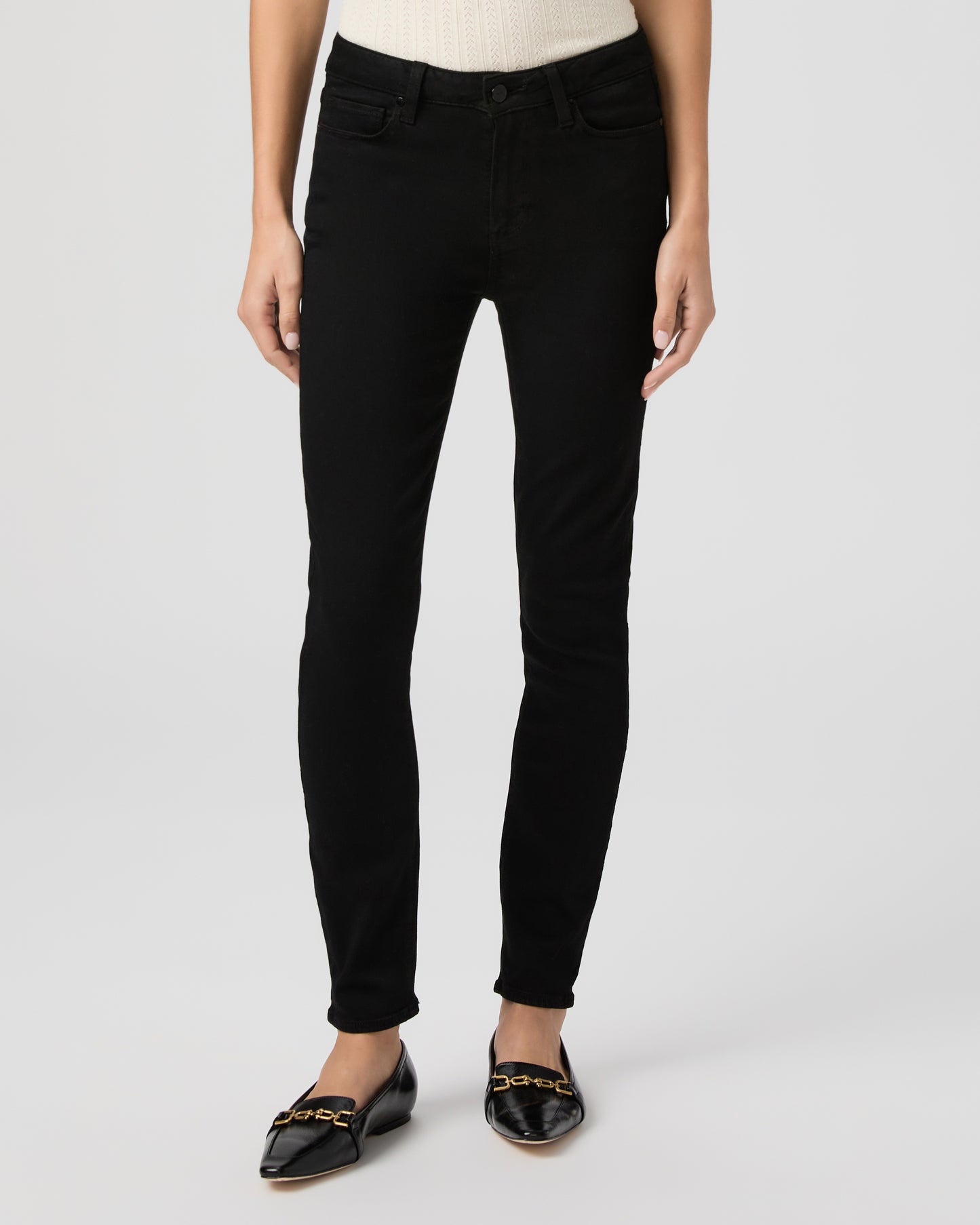 Hoxton Ankle Skinny Jean - Black Shadow 23