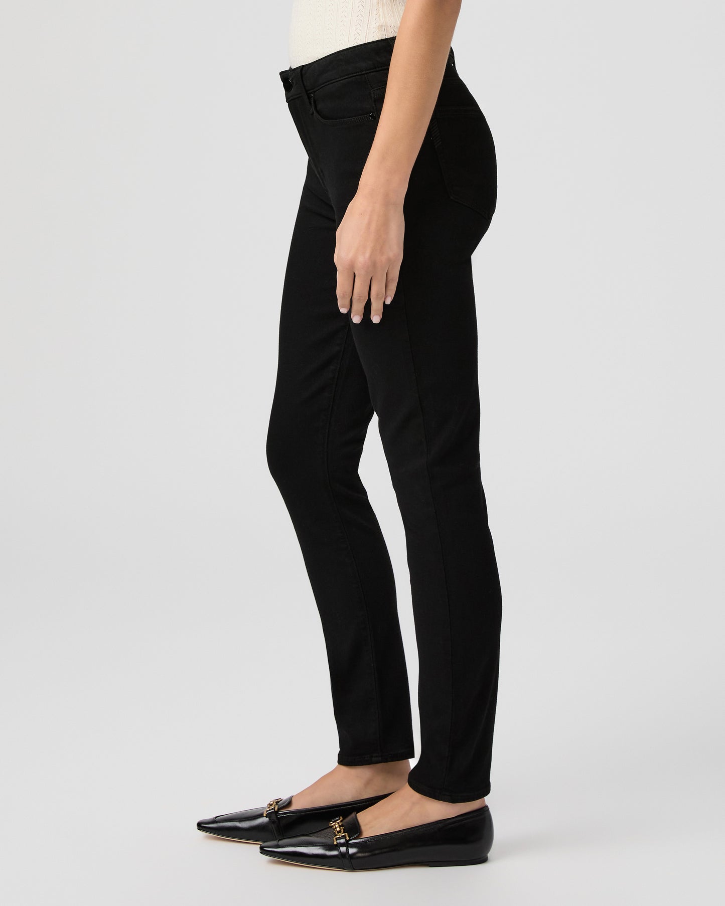 Hoxton Ankle Skinny Jean - Black Shadow 23