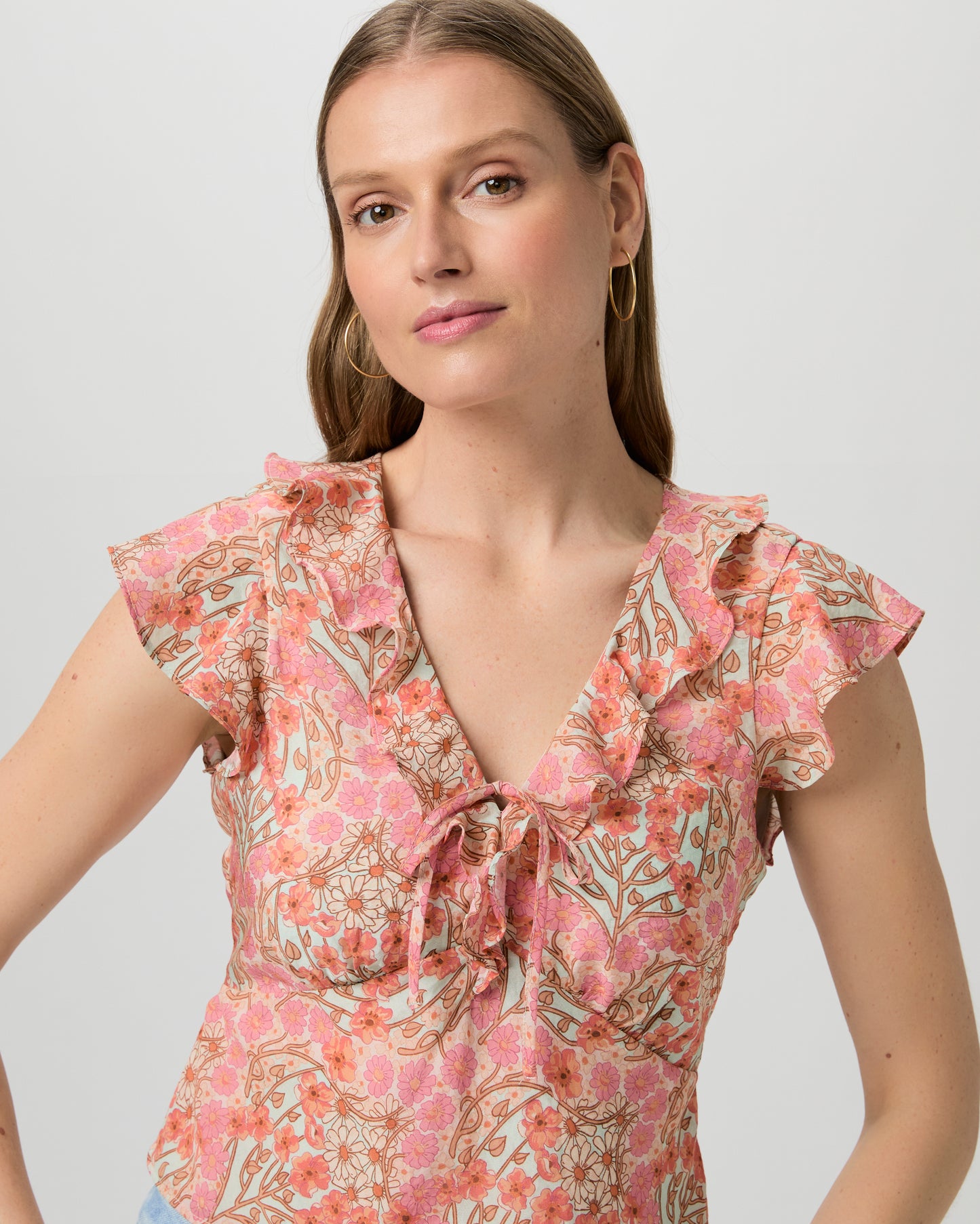 Farrow Top - Blue Bell Multi XXS