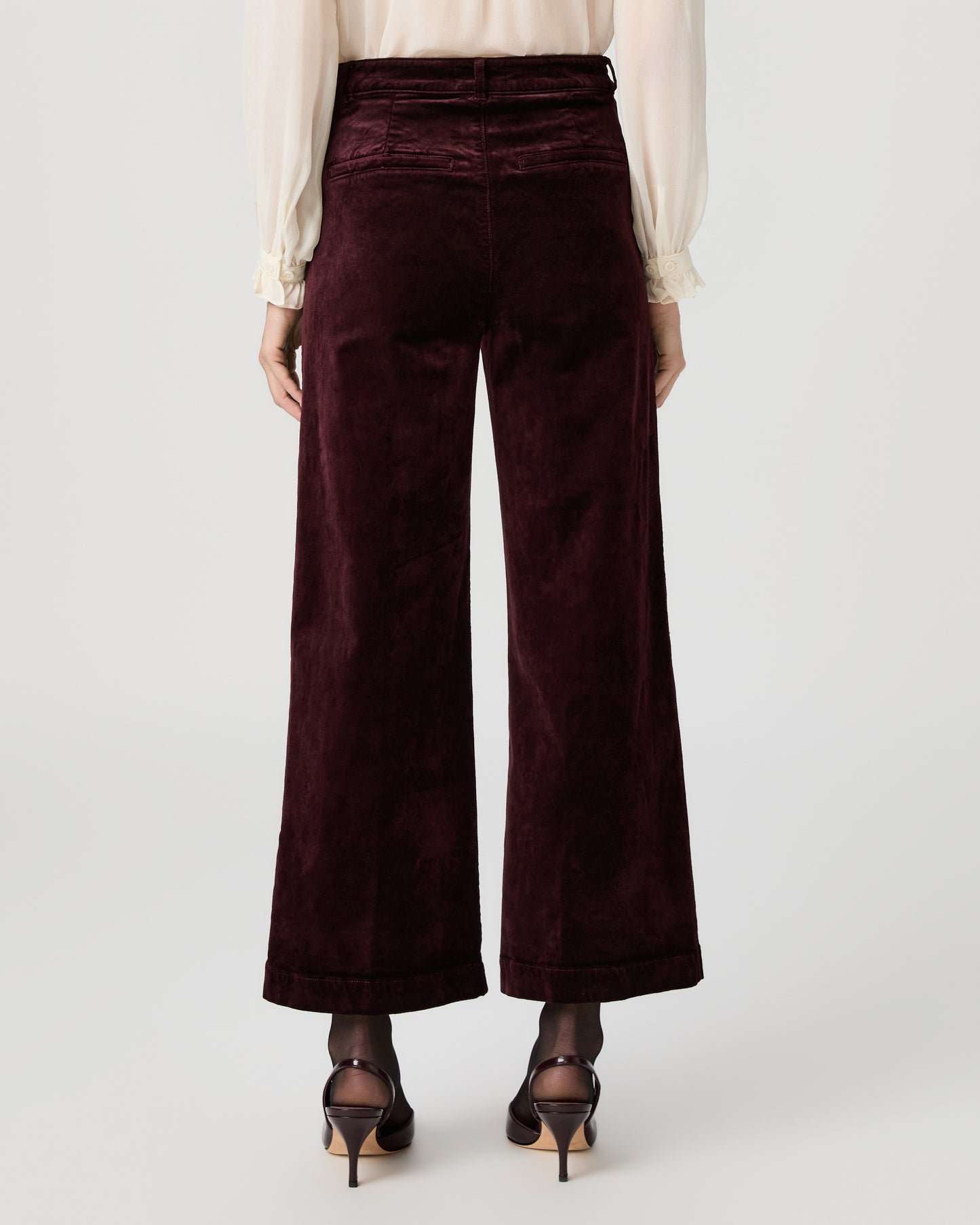 Anessa Trouser - Aubergine Velvet 23