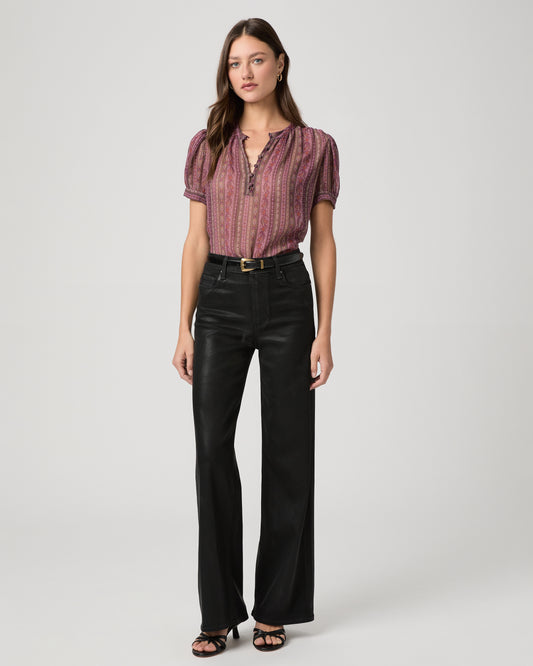 Anessa 31 Inch Wide Leg Jean - Black Fog Luxe Coating 23