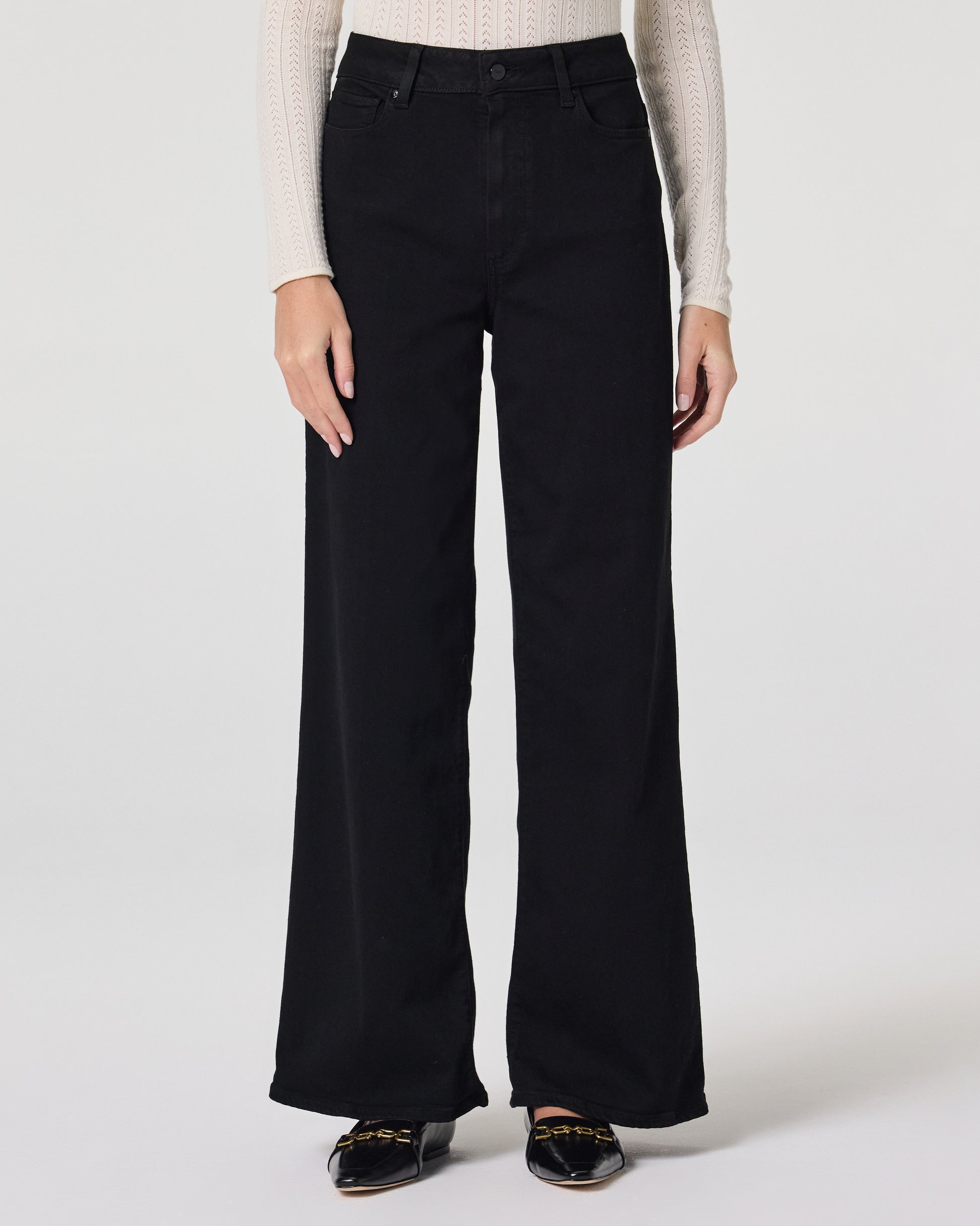 Anessa 31 Inch Wide Leg Jean - Black Shadow 23