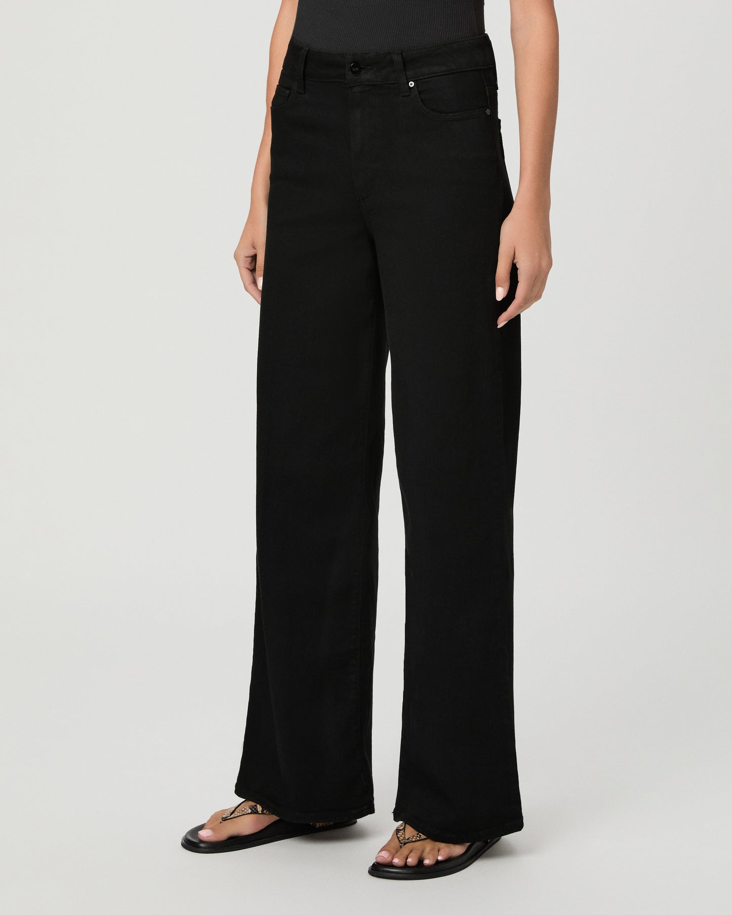 Anessa 31 Inch Wide Leg Jean - Black Shadow 23