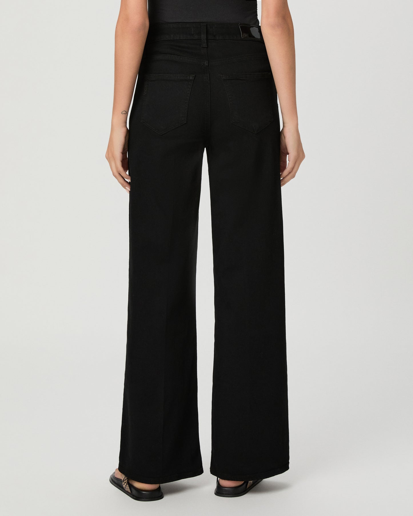 Anessa 31 Inch Wide Leg Jean - Black Shadow 23