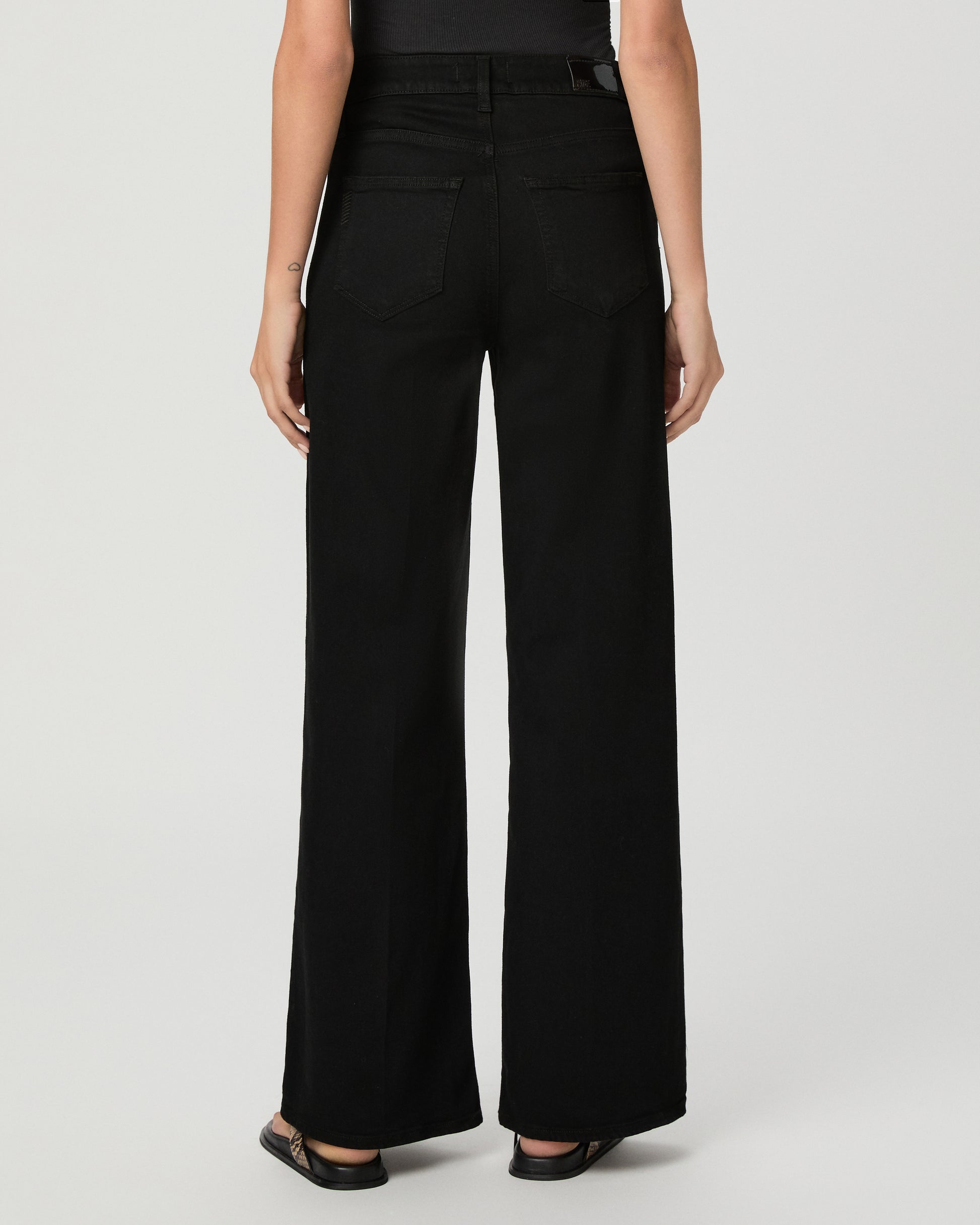 Anessa 31 Inch Wide Leg Jean - Black Shadow 23