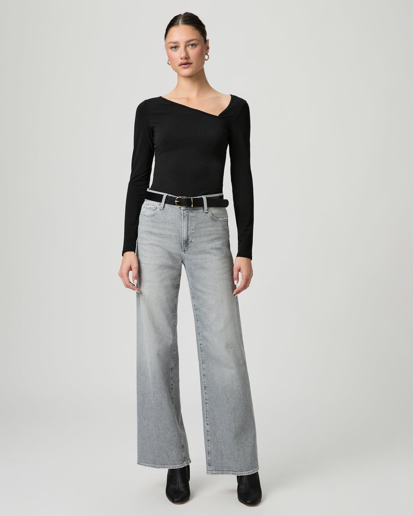 Anessa 31 Inch Wide Leg Jean - Smokescreen Grey 23