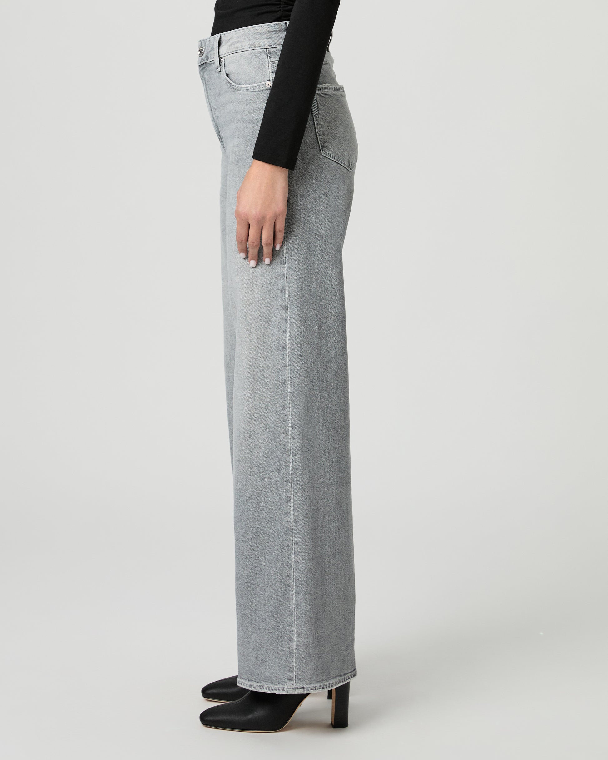 Anessa 31 Inch Wide Leg Jean - Smokescreen Grey 23