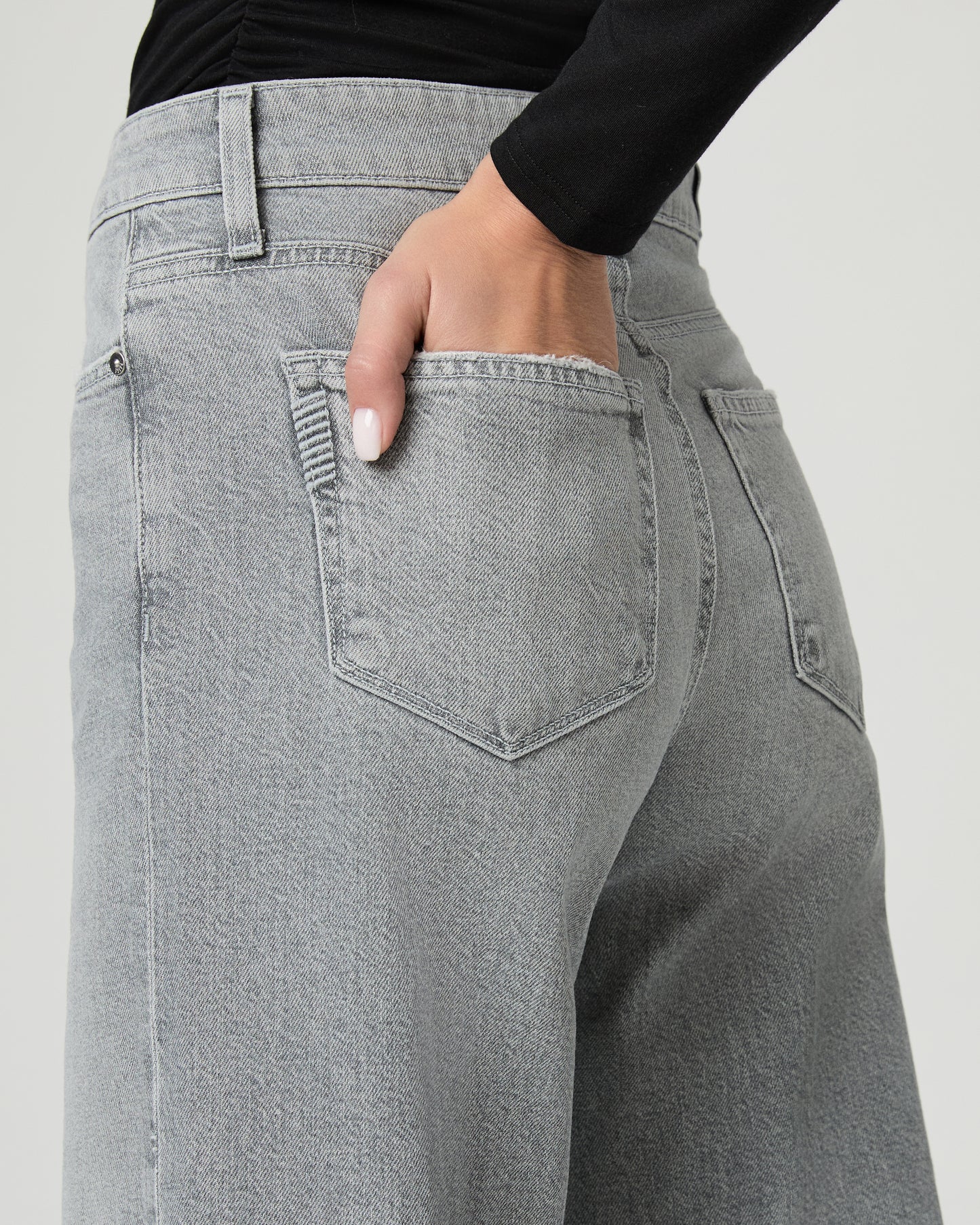 Anessa 31 Inch Wide Leg Jean - Smokescreen Grey 23