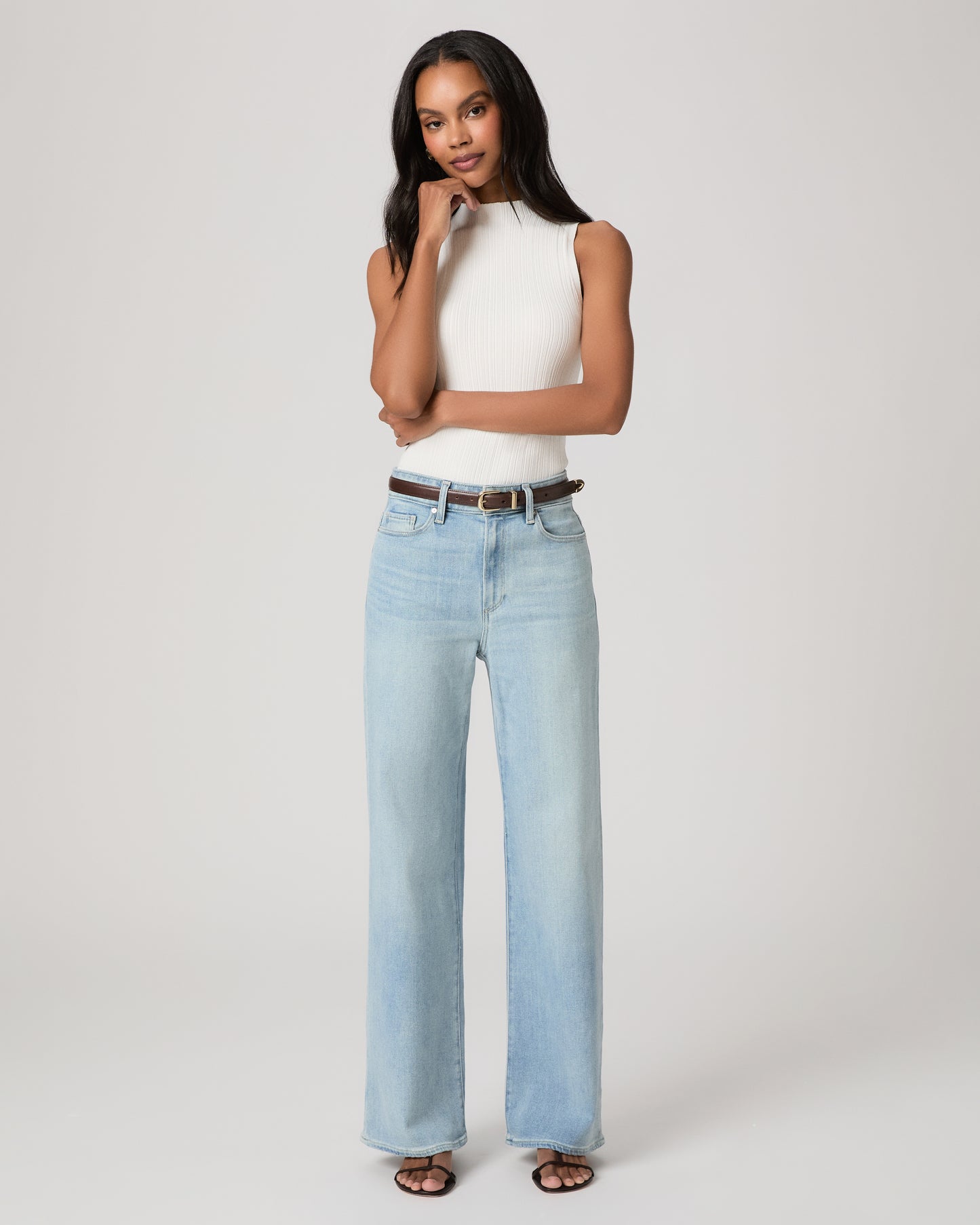 Anessa 31 Inch Wide Leg Jean - Coliseum 23