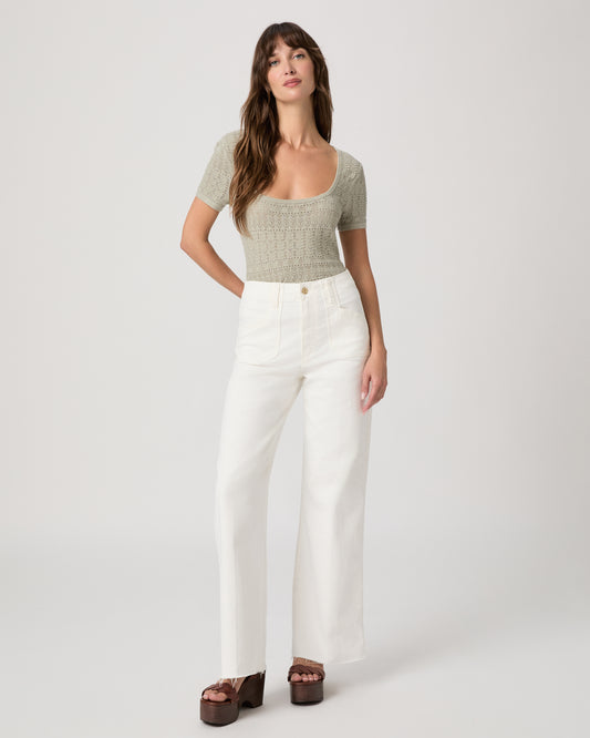 Anessa 31 Inch Wide Leg - Tonal Ecru 23