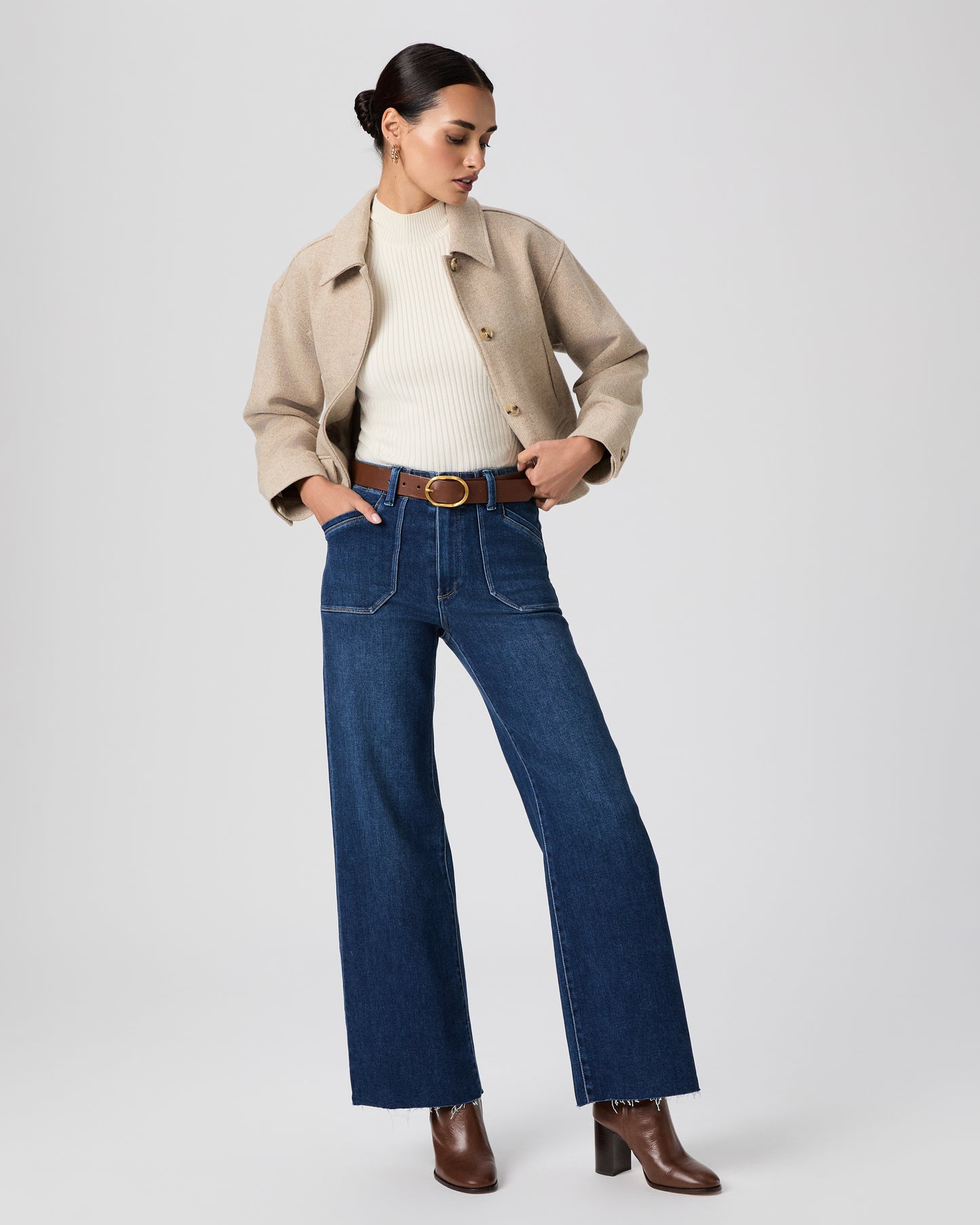 Anessa 31 Inch Wide Leg Jean - Live Forever 23