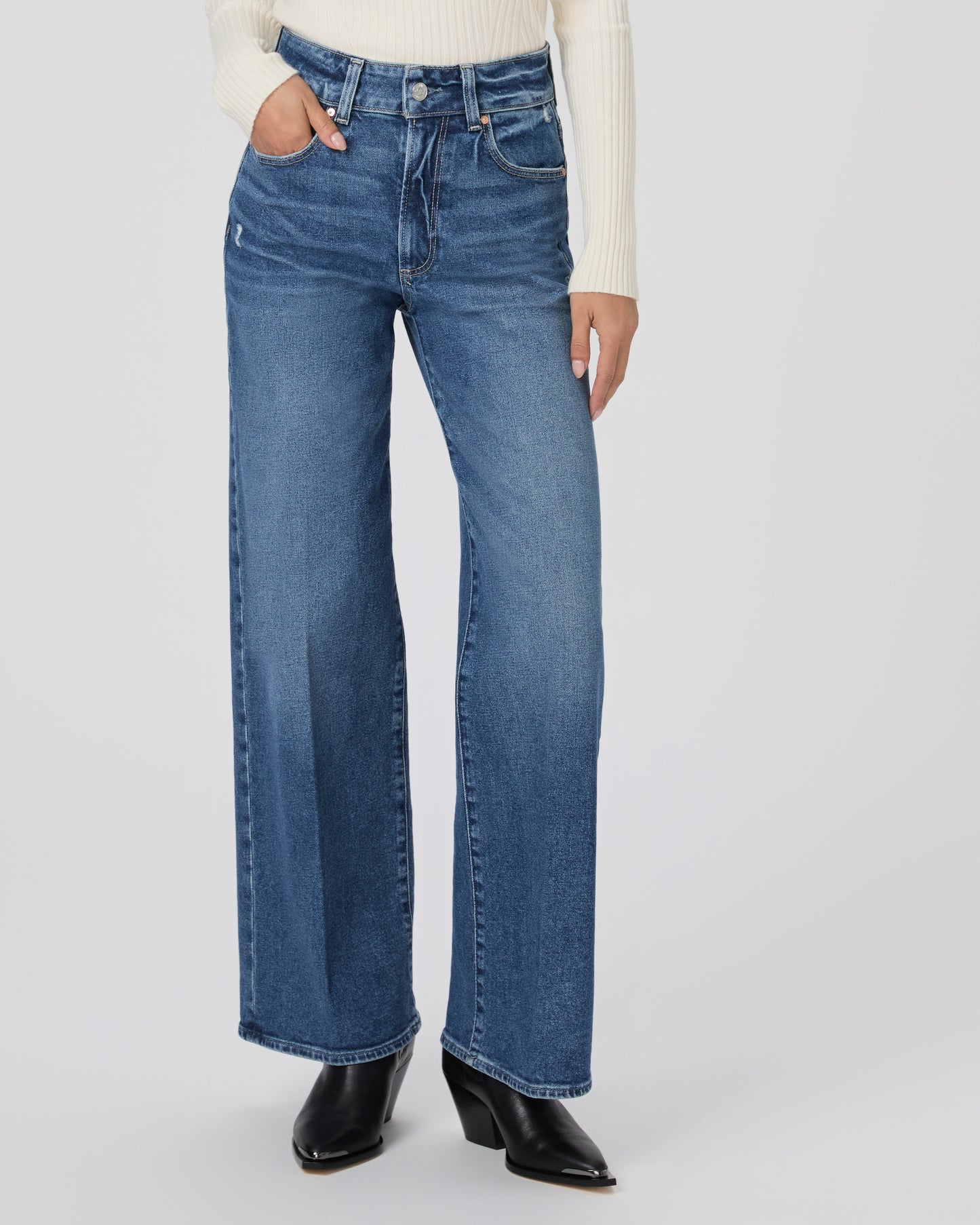 Sasha Petite Wide Leg Jean - Modernism 23