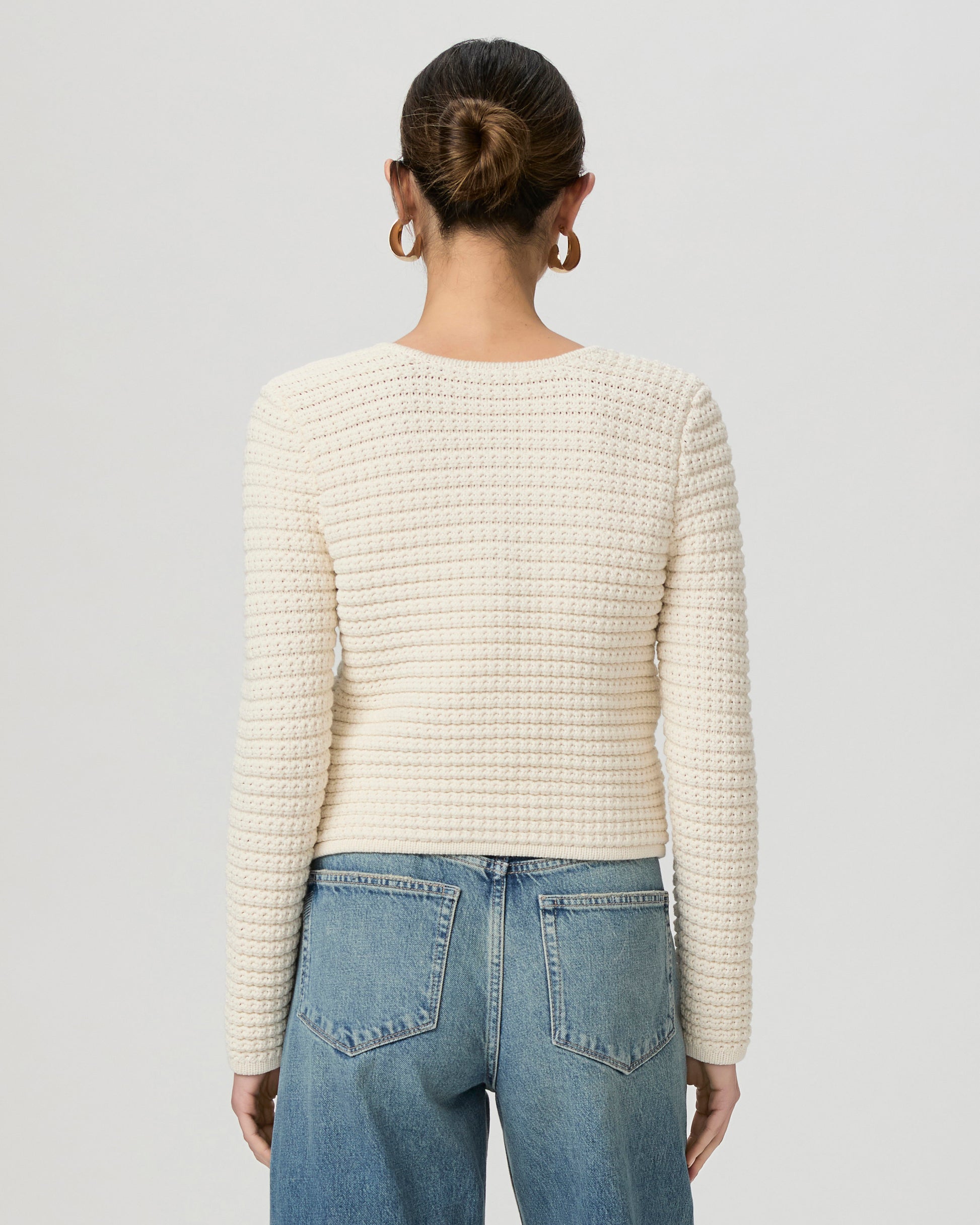 Oberon Cardigan - Ivory XXS