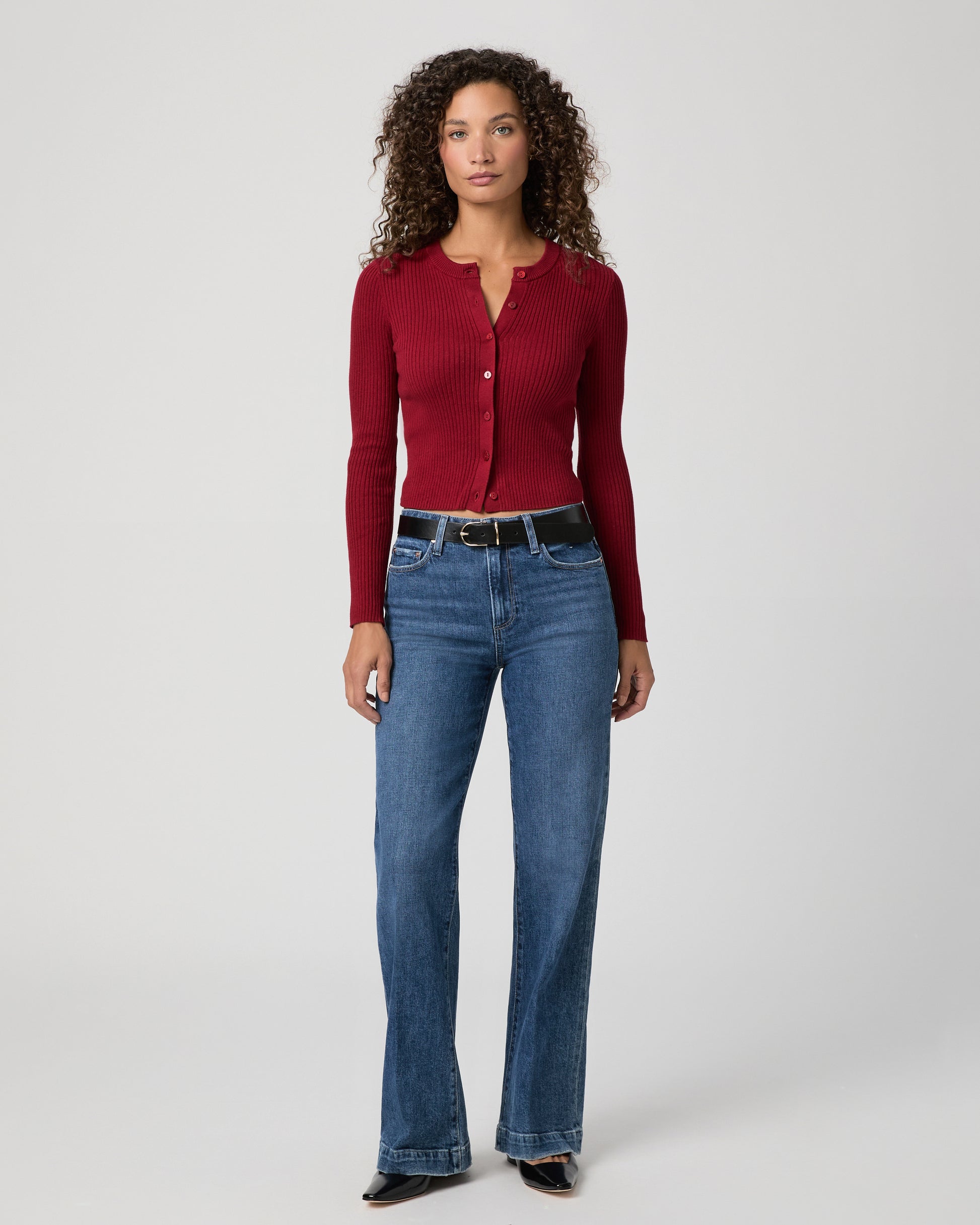 Acqua Cardigan - Cranberry XXS