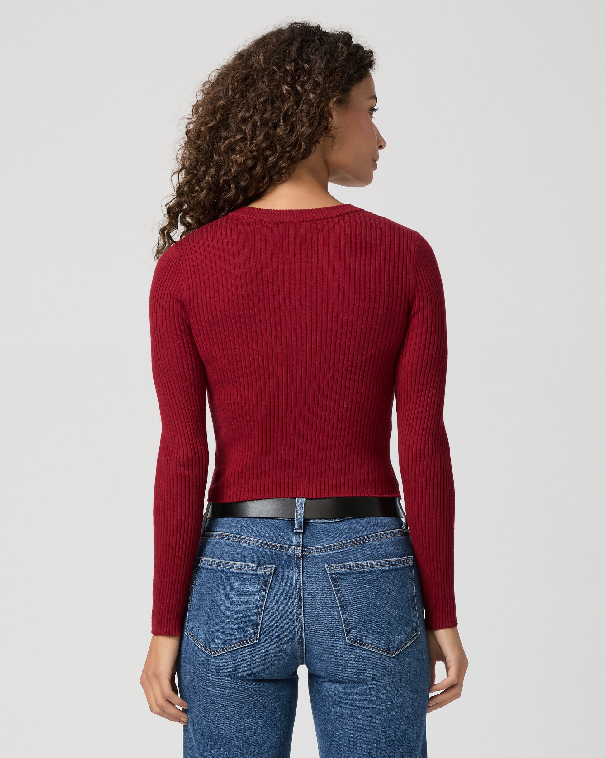 Acqua Cardigan - Cranberry XXS