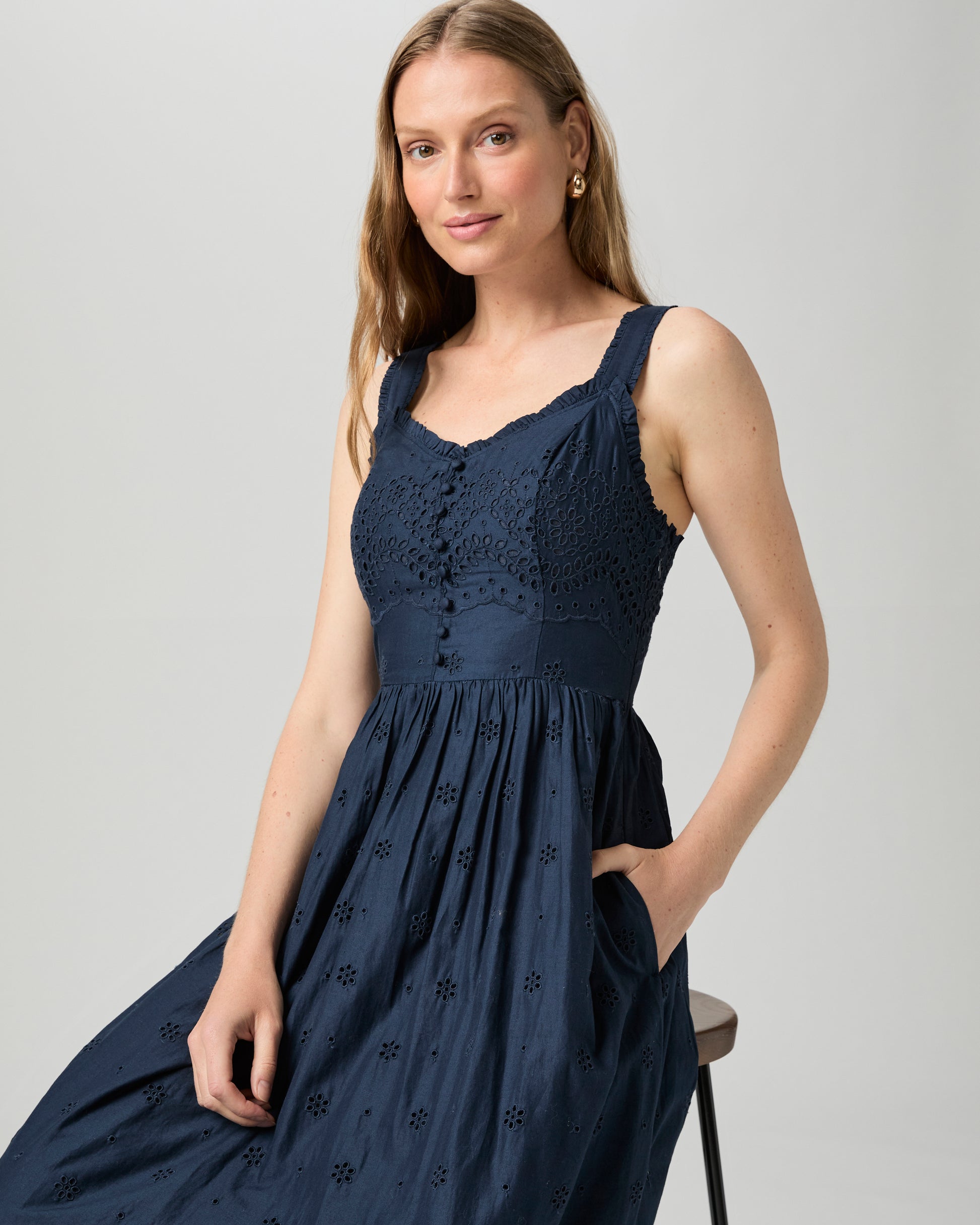 Riesling Dress - Navy 00