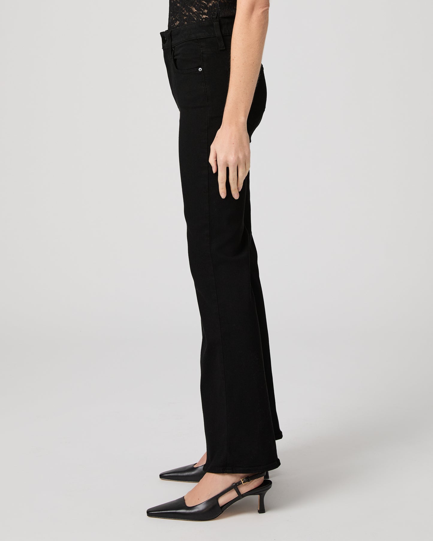 Marlow Skimmer Flare Jean - Black Shadow 23