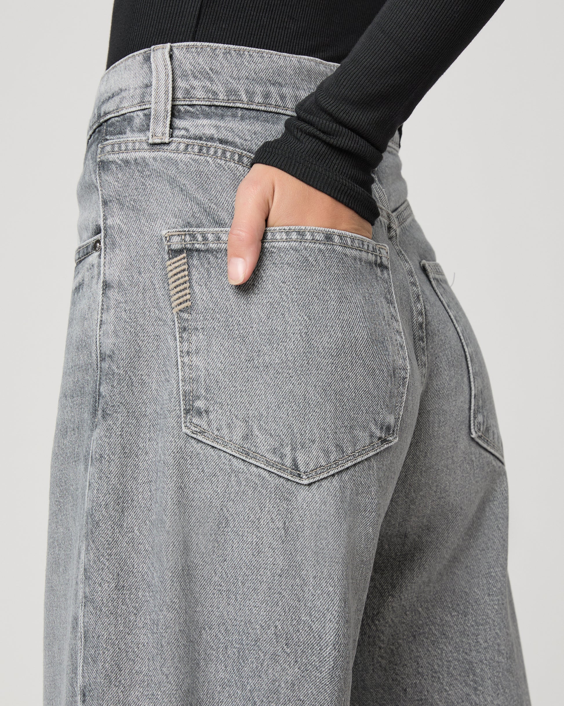 Cameron Ankle Straight Jean - Grey Isles 23