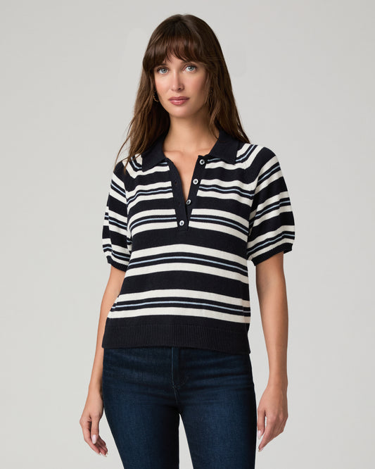 Birch Top - Navy Multi XXS