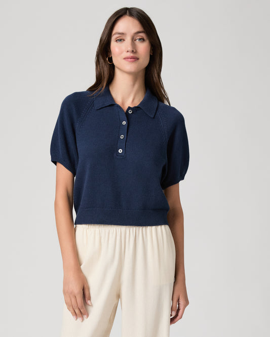 Birch Top - Navy XXS