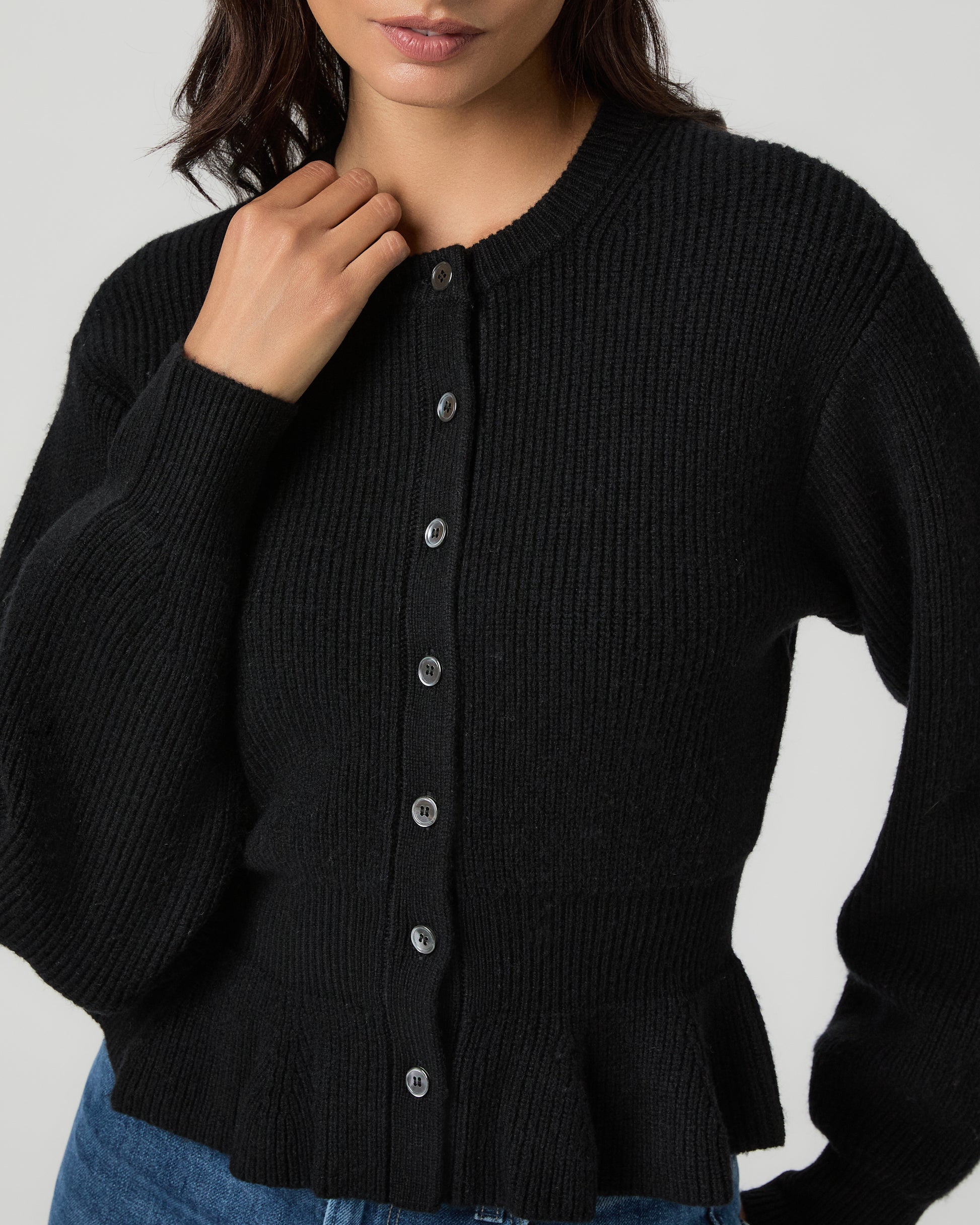 Roslin Cardigan - Black XXS