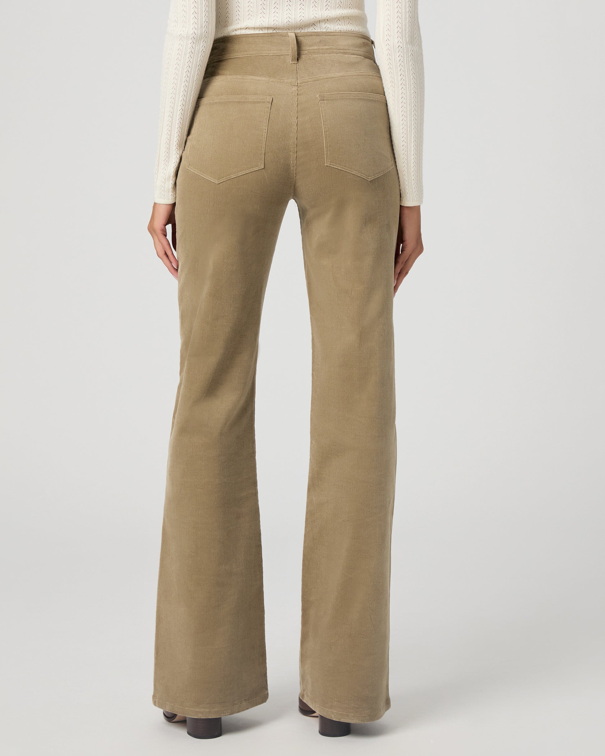 Leenah Wide Leg Pant - Dusty Olive Corduroy 00