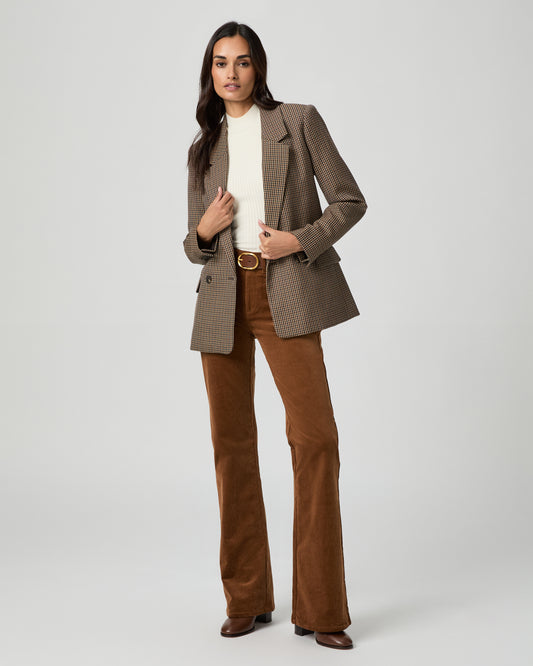 Leenah Wide Leg Pant - Cognac Corduroy 00