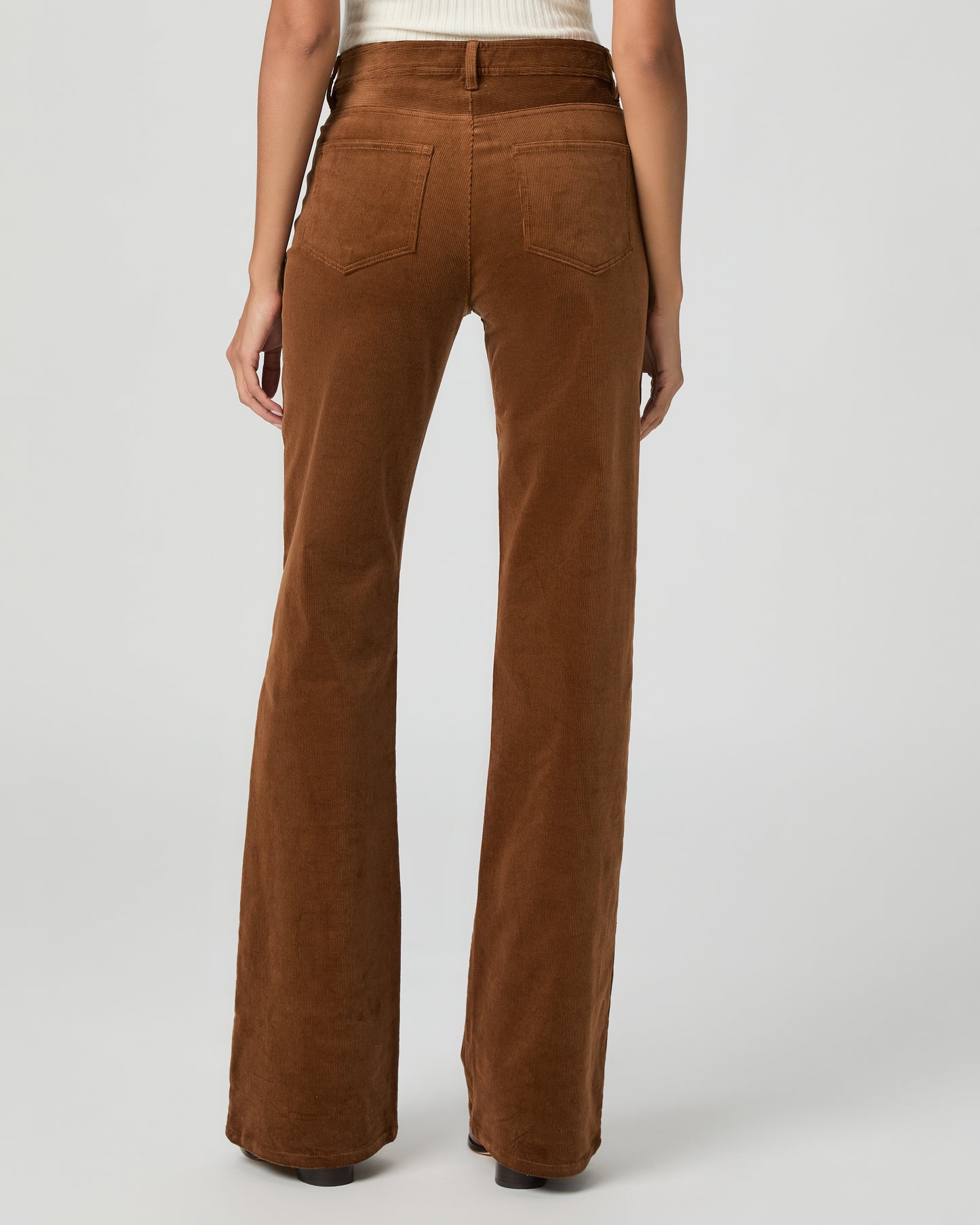 Leenah Wide Leg Pant - Cognac Corduroy 00