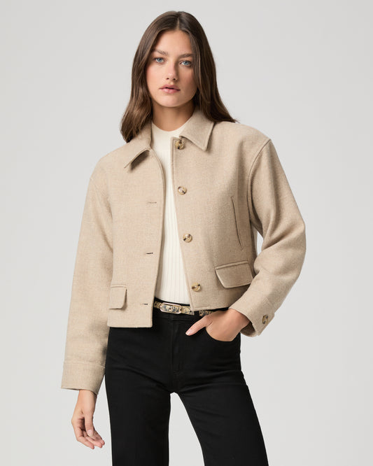 Alfie Jacket - Taupe Multi XXS