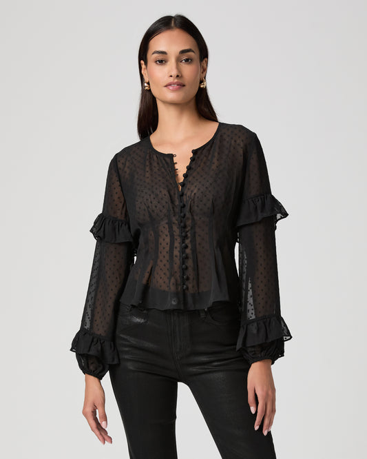 Isolde Blouse - Black XXS