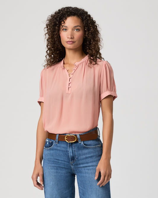 Marsala Blouse - Pink XXS