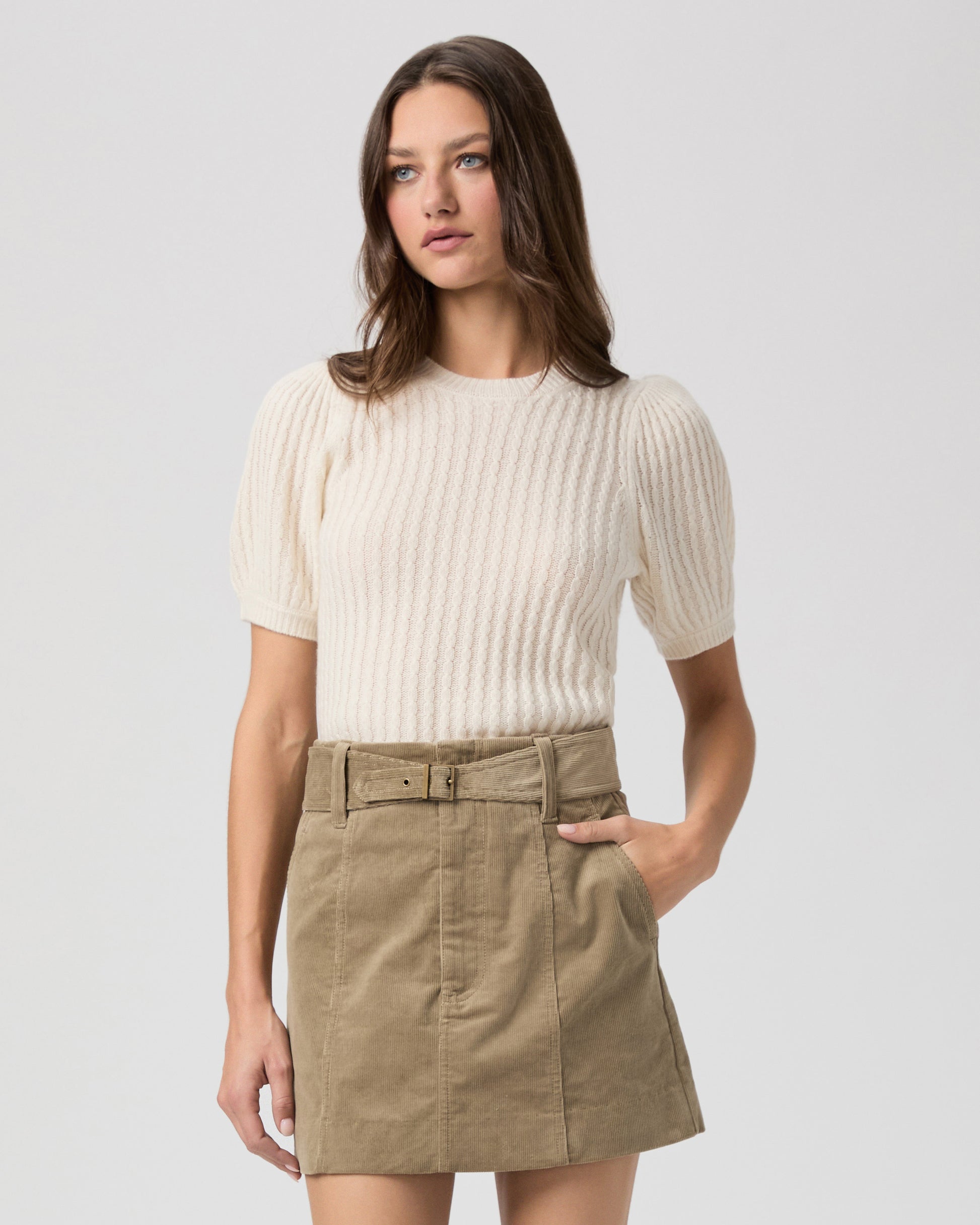 Anise Skirt - Dusty Olive Corduroy 00