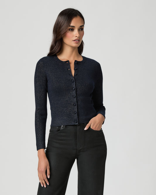 Anzu Cardigan - Navy Multi Sparkle XXS