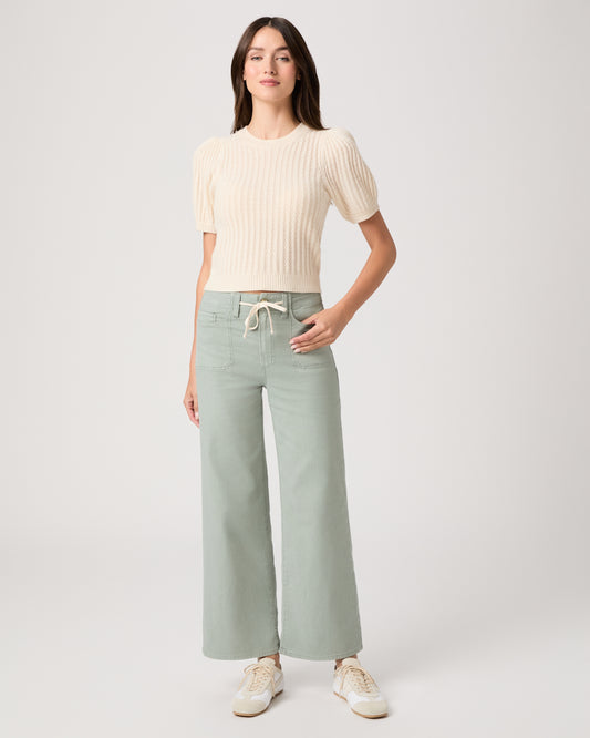 Ari Wide Leg Pant - Vintage Seaglass 23