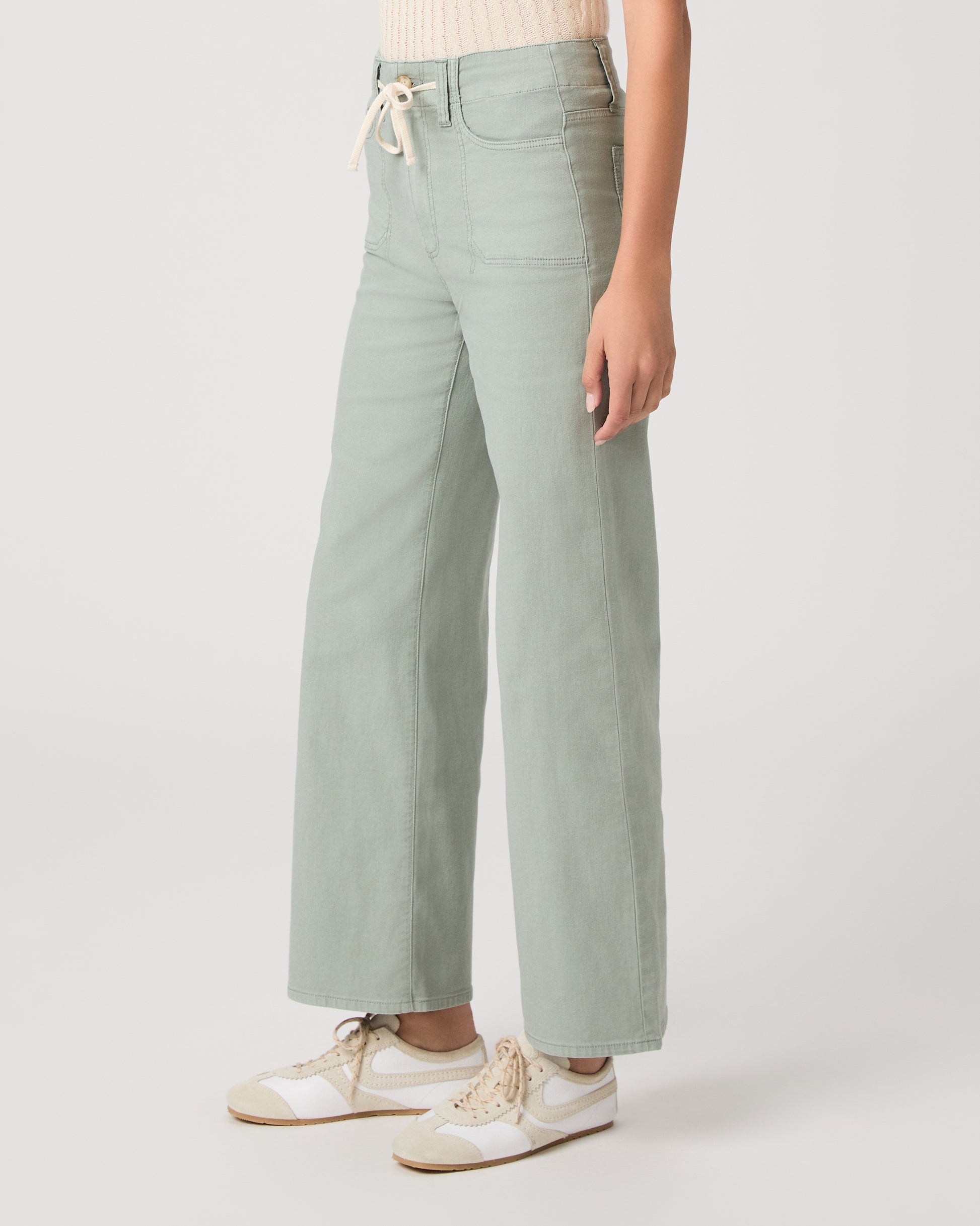 Ari Wide Leg Pant - Vintage Seaglass 23