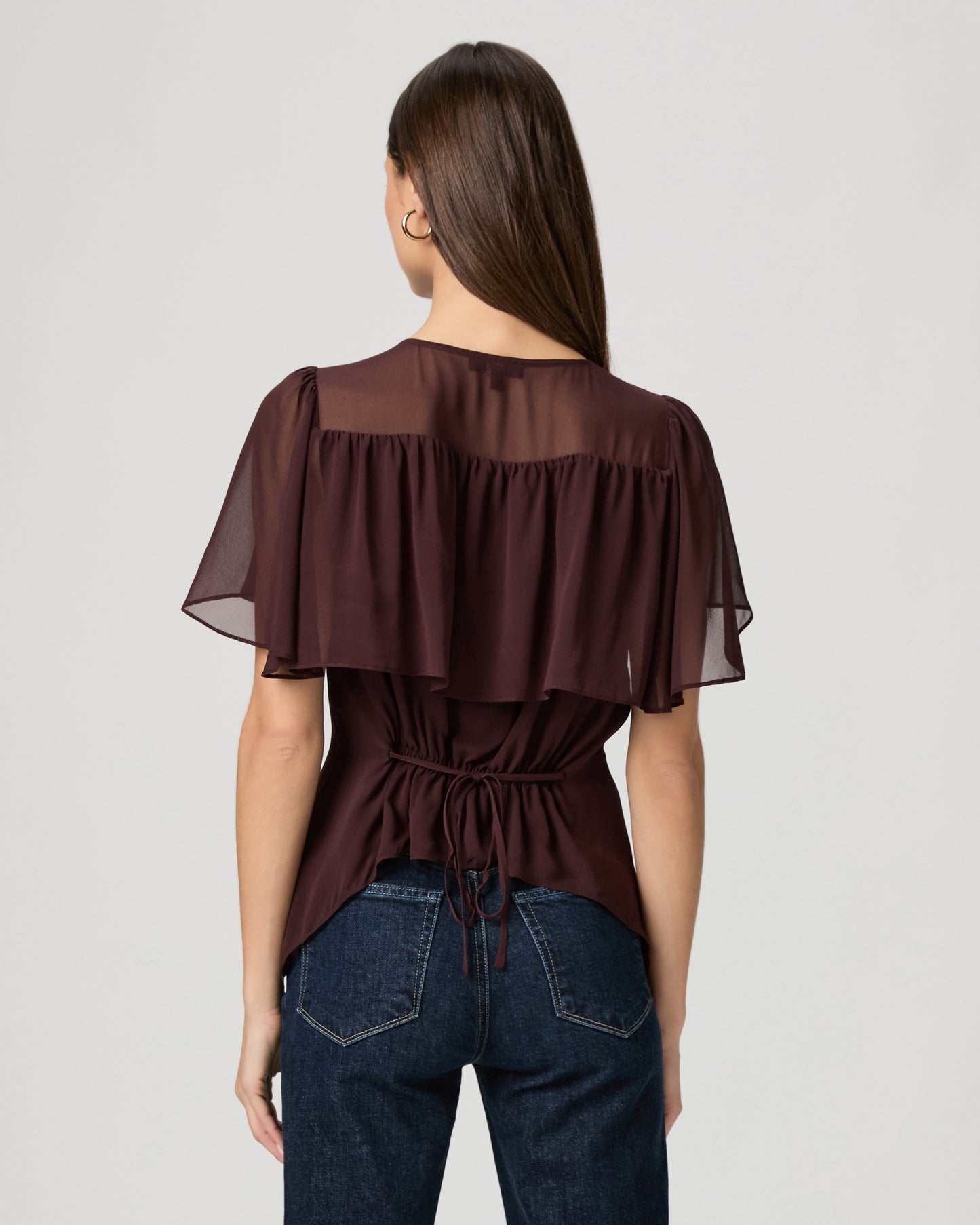 Willa Blouse - Aubergine XXS