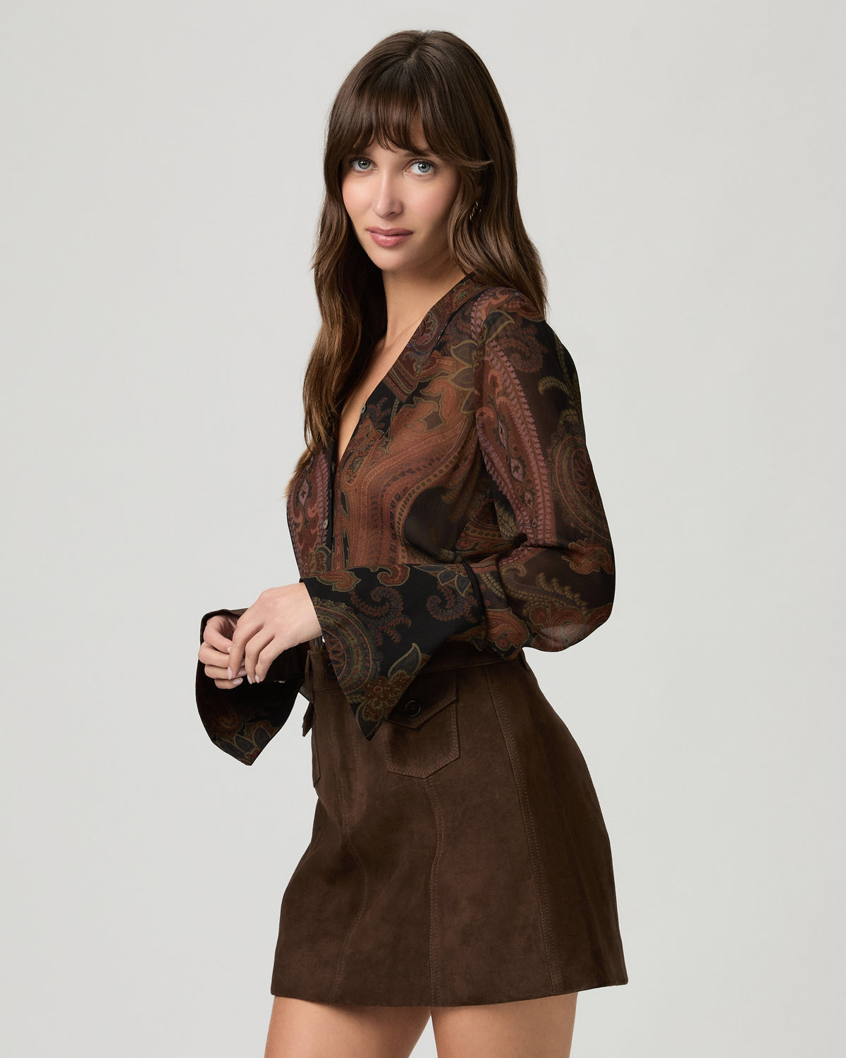 Janelle Skirt - Chocolate Brown 23