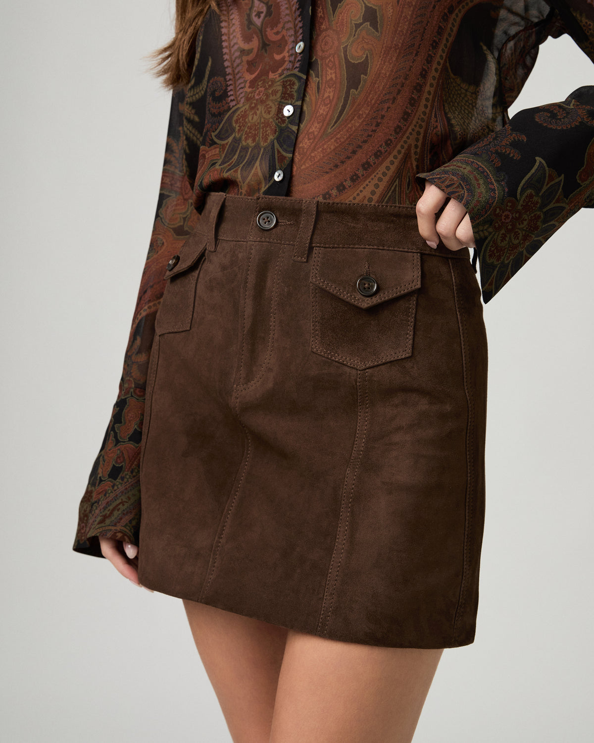 Janelle Skirt - Chocolate Brown 23